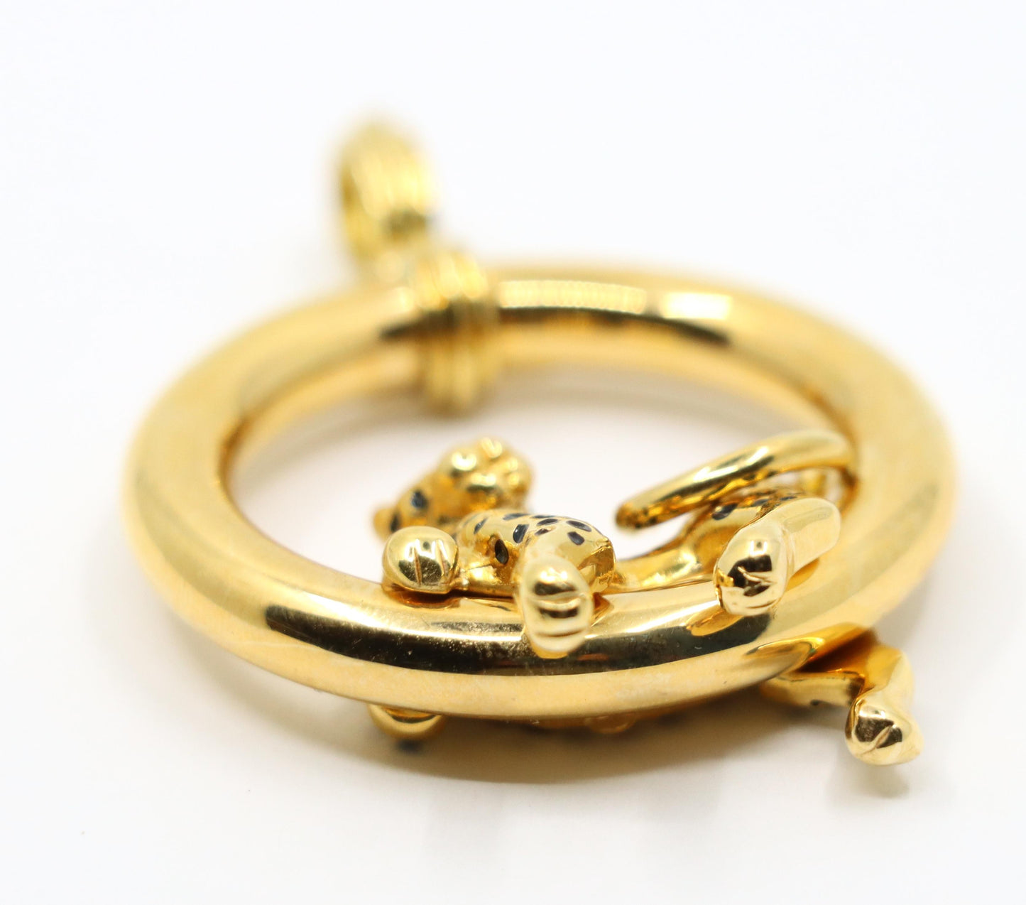 Charles Garnier Panther 18K Gold Leopard Pendant
