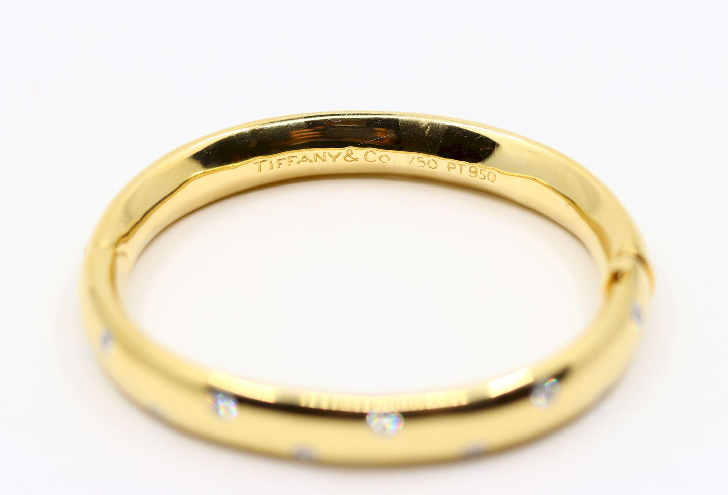 Tiffany & Co Etoile 18K Gold & Platinum Diamond Bracelet