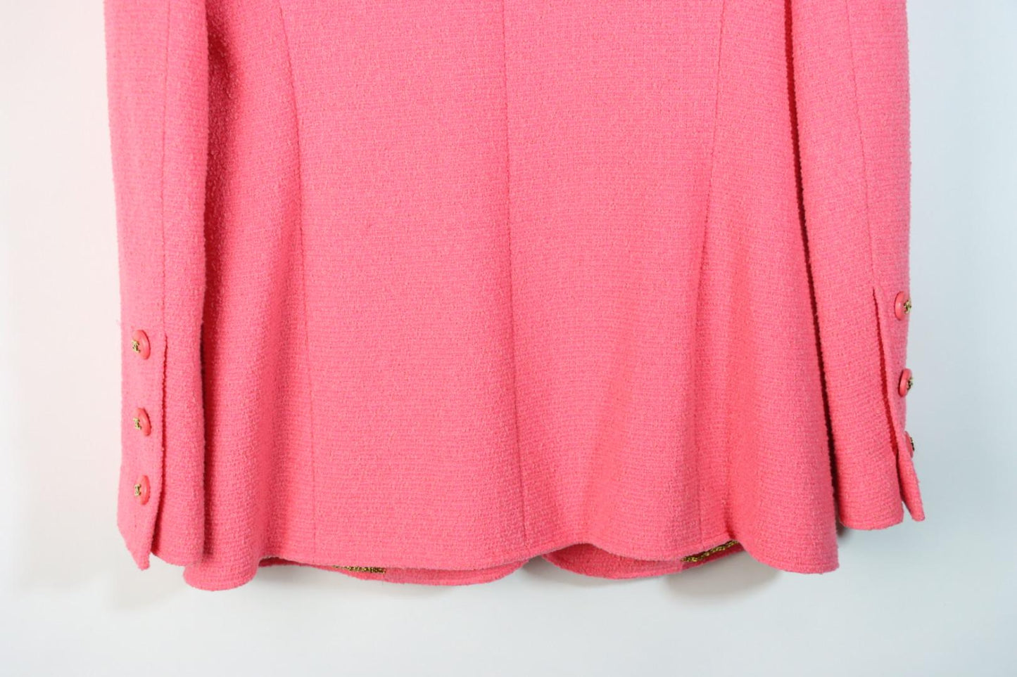 Vintage 1995 Chanel Pink Wool Jacket