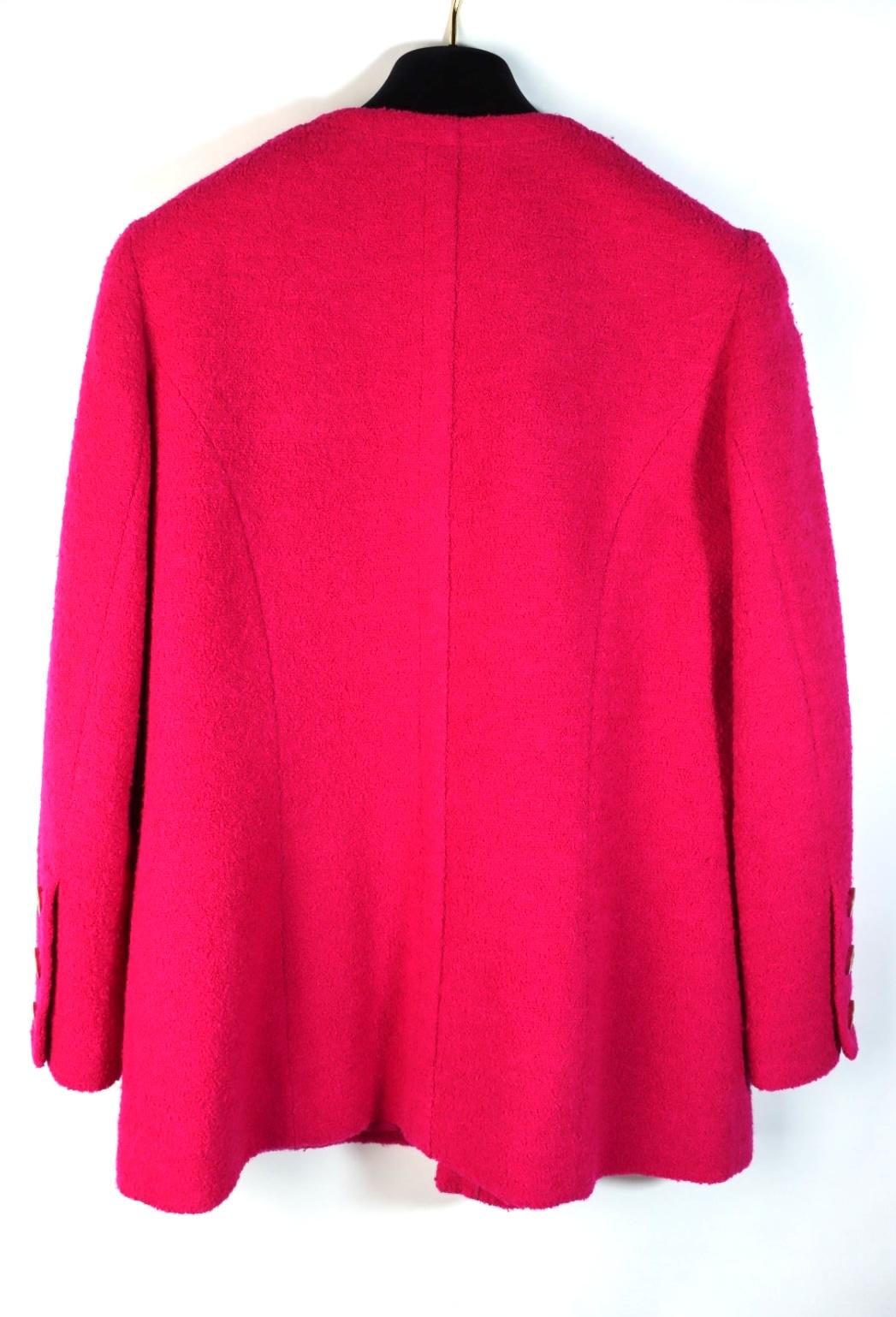 Vintage 1996 Chanel Pink Wool Jacket