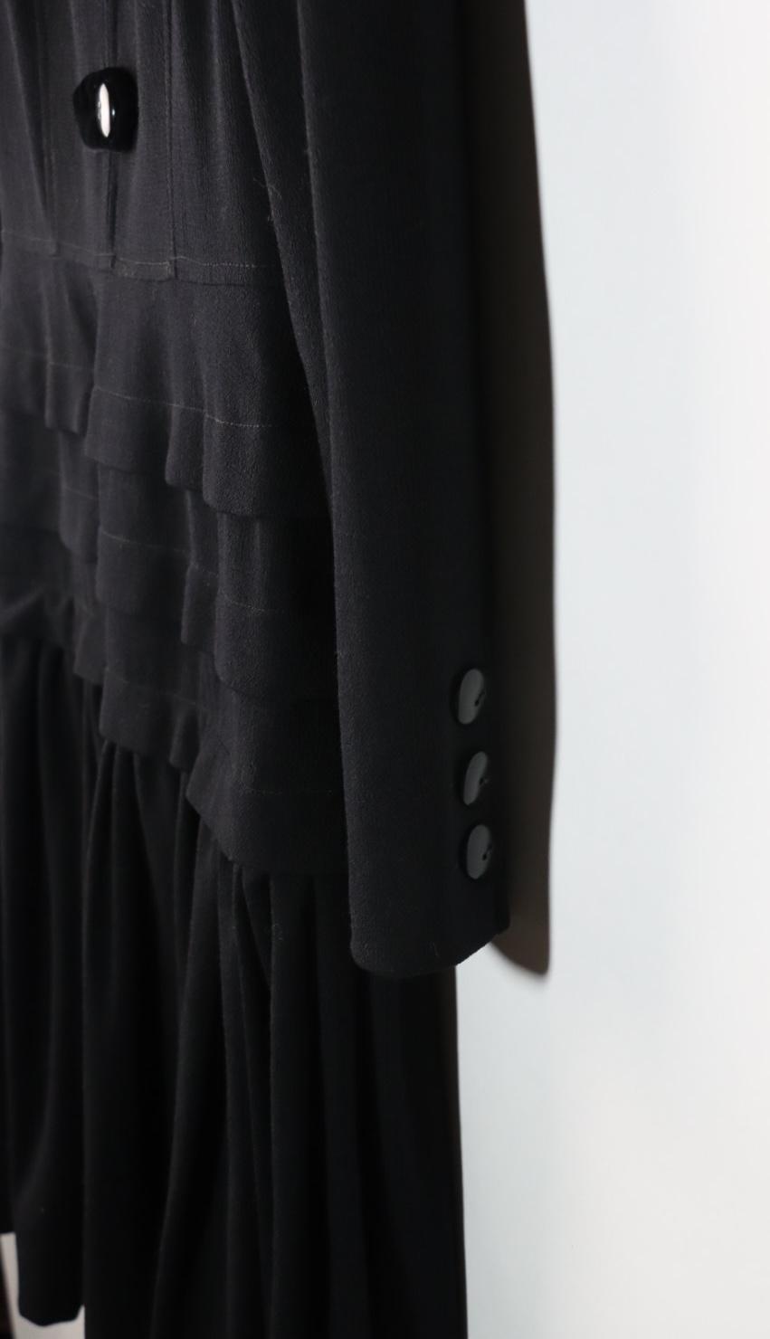Vintage Valentino Black Dress Suit