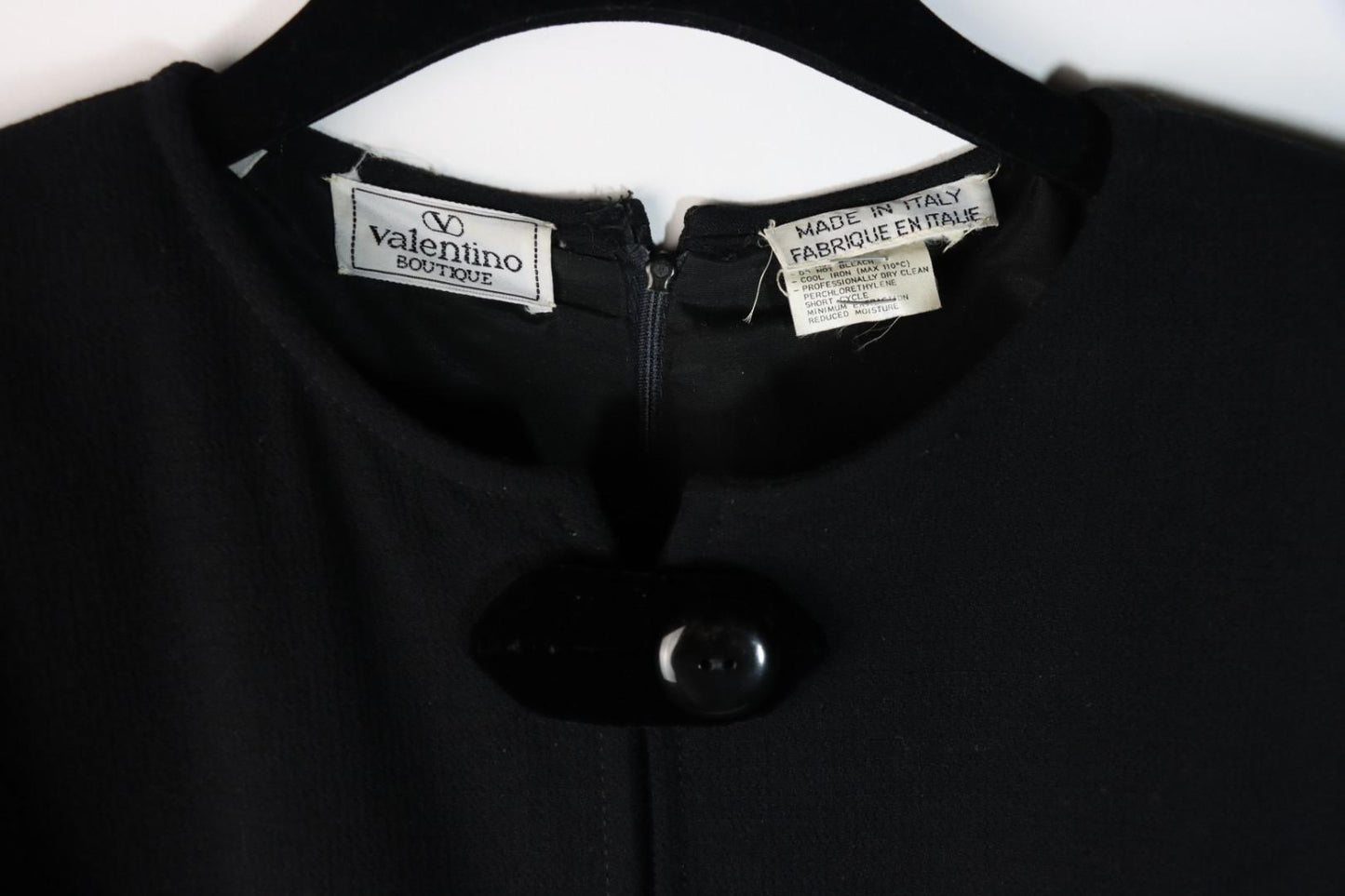 Vintage Valentino Black Dress Suit
