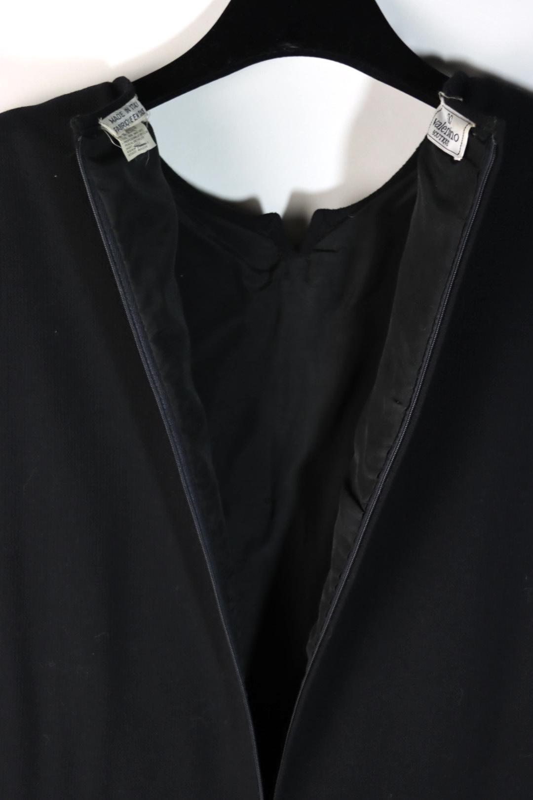 Vintage Valentino Black Dress Suit