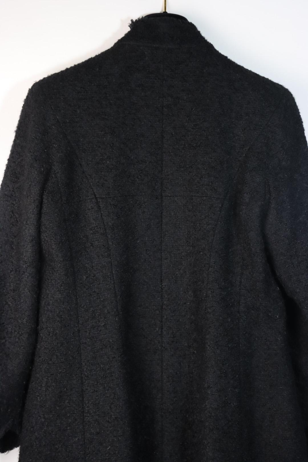 Vintage Chanel Black Tweed Jacket