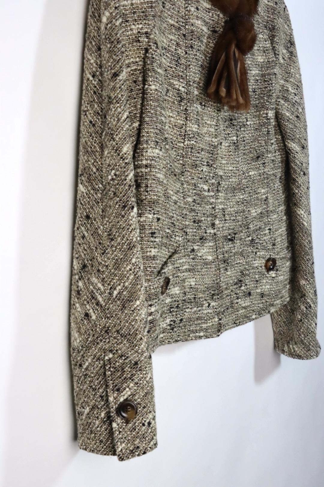 Vintage Valentino Fur Collar Jacket