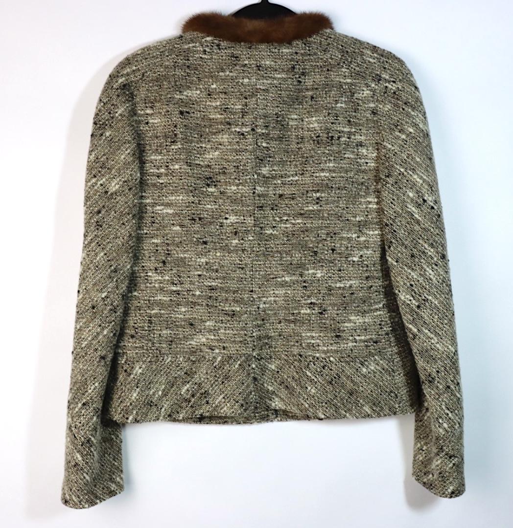 Vintage Valentino Fur Collar Jacket