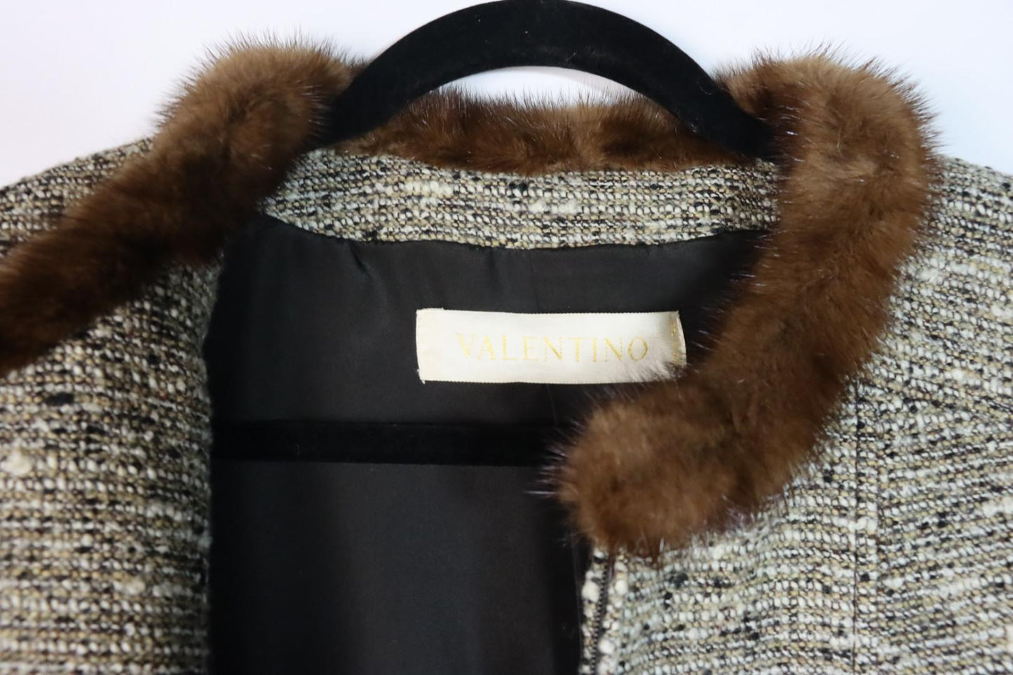Vintage Valentino Fur Collar Jacket