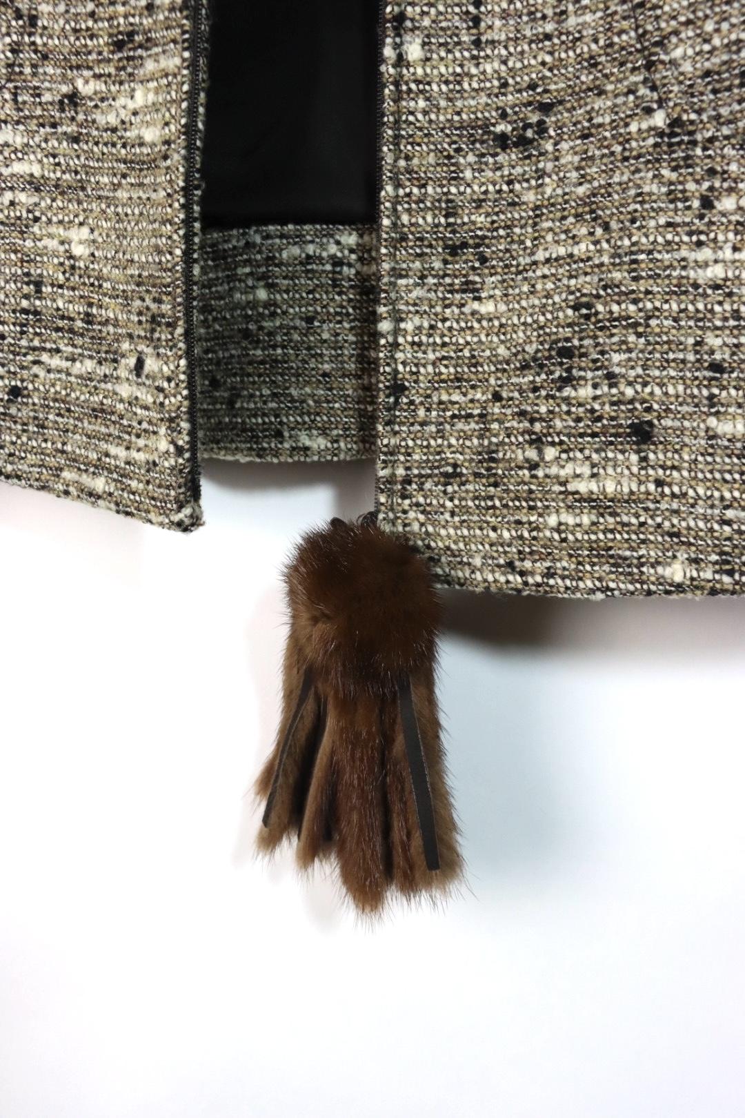 Vintage Valentino Fur Collar Jacket