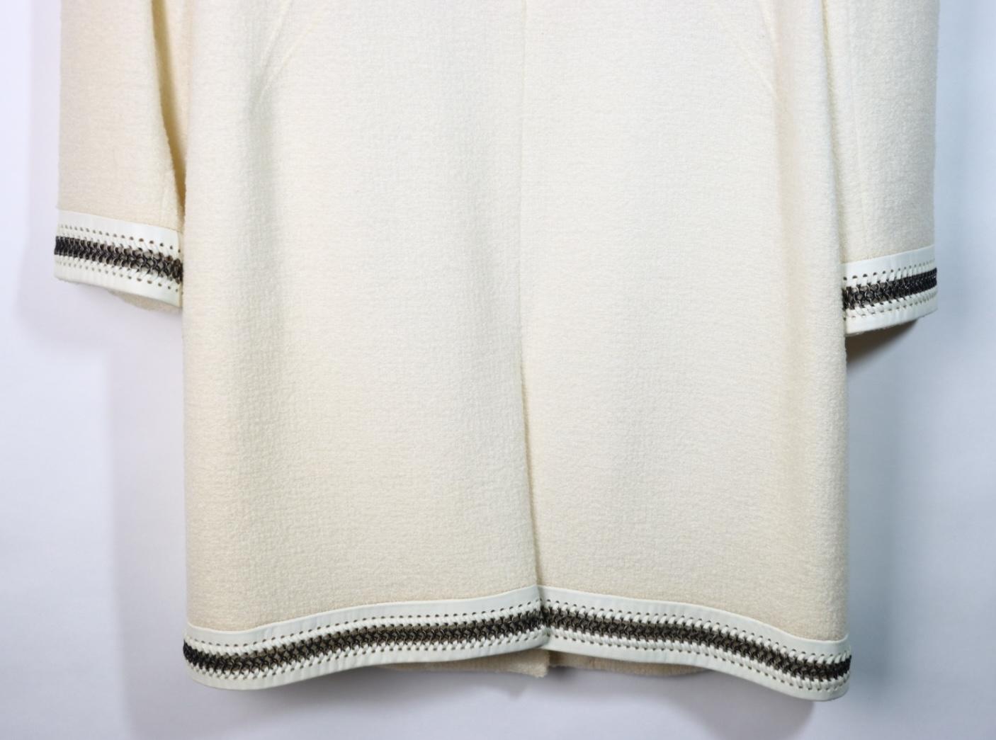 Vintage Dior Lace Flower White Jacket & Skirt Suit