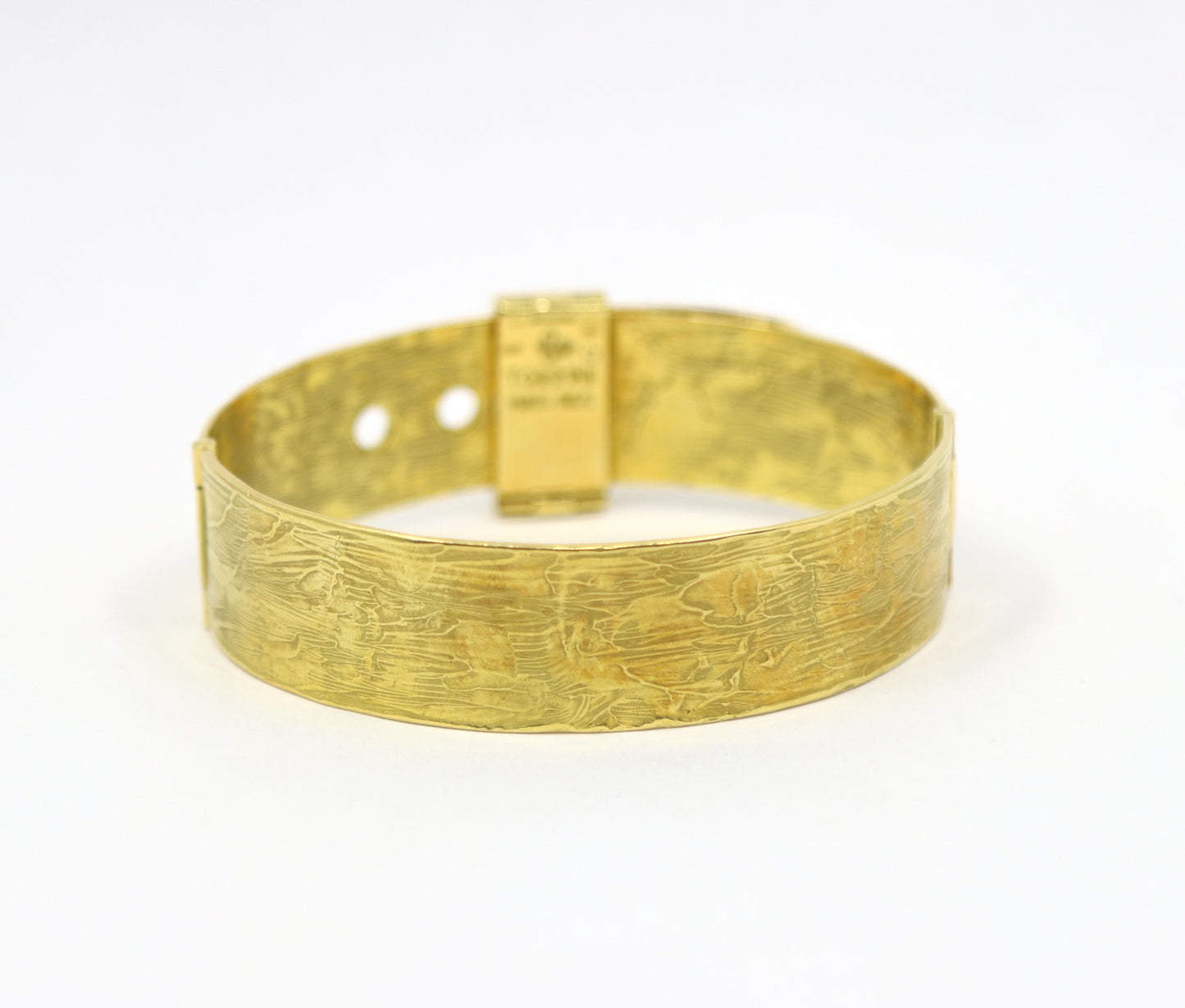 Zero by Torrini 18K Gold & Diamond Belt Form Bracelet
