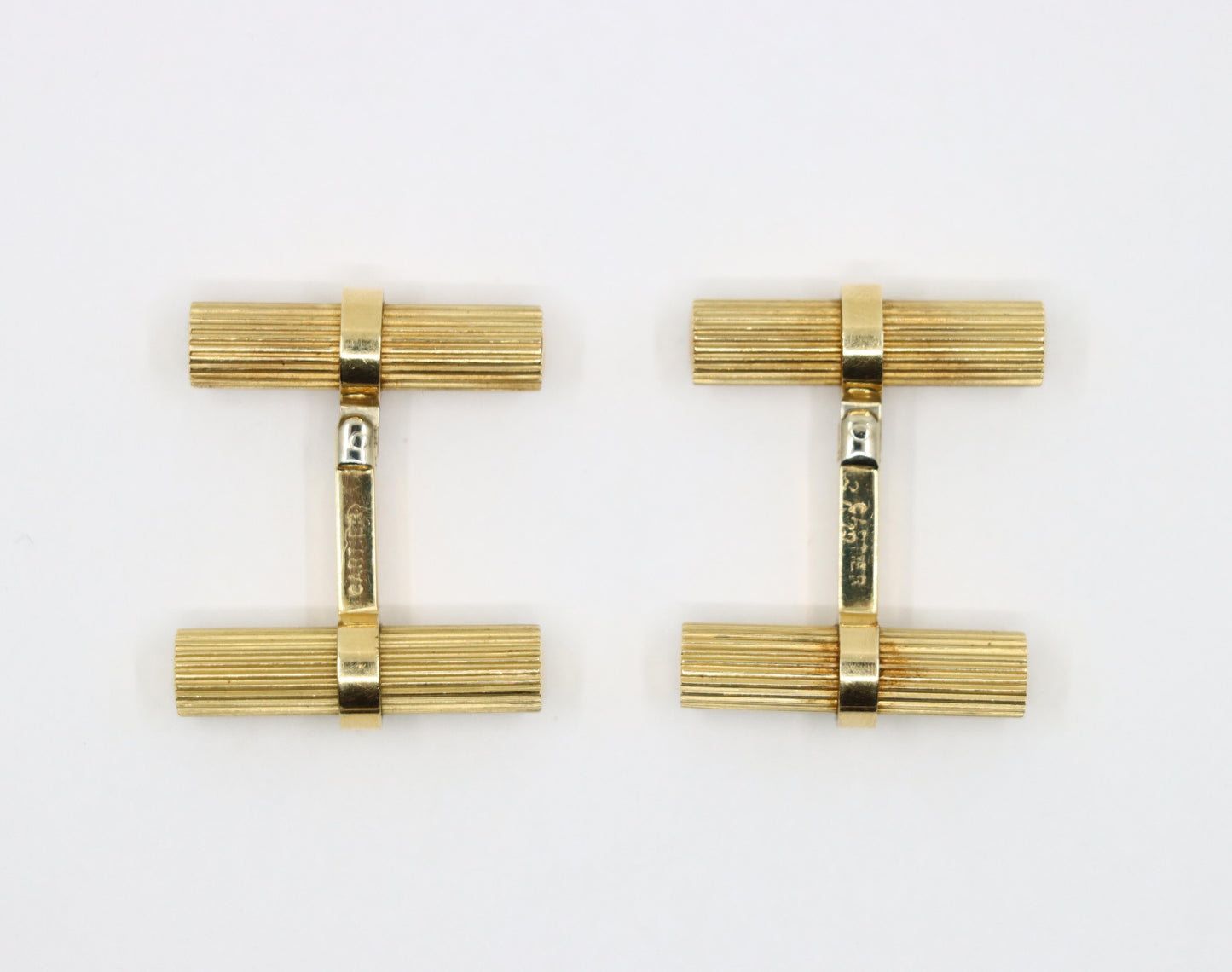 Vintage Cartier 14K Gold Baton Cufflinks