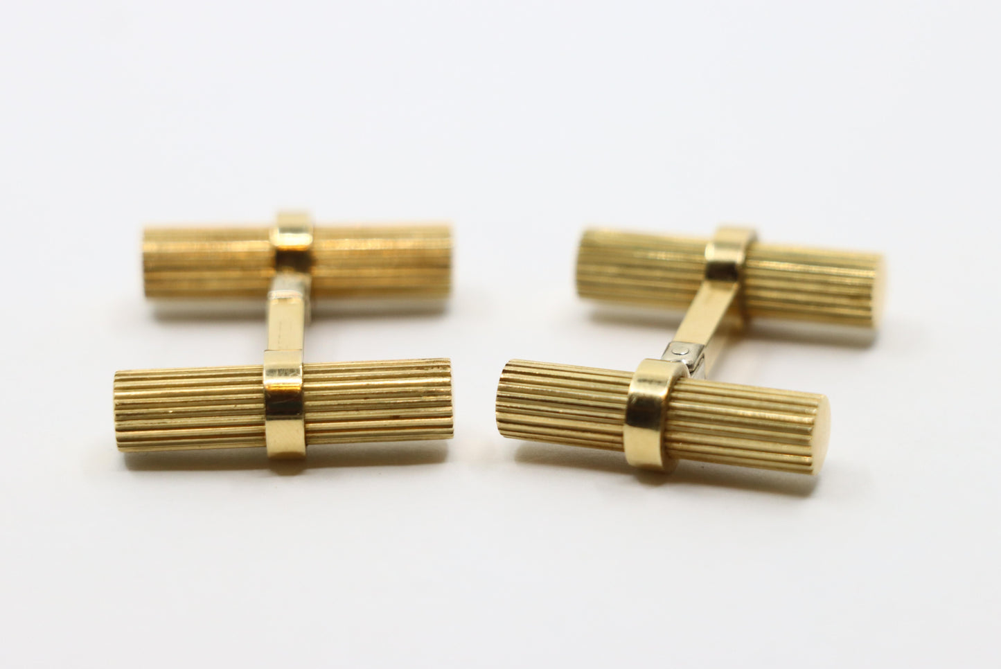 Vintage Cartier 14K Gold Baton Cufflinks