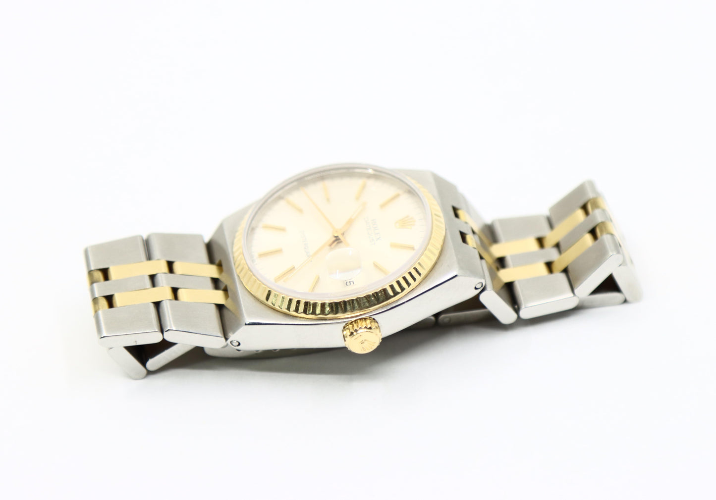 Rolex 18K Gold & Steel Datejust Oyster Quartz Watch