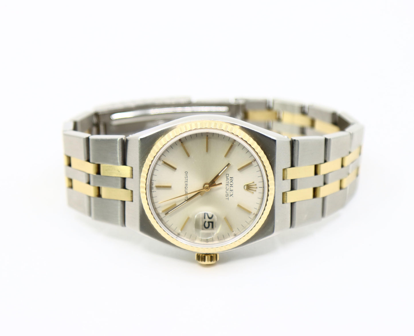 Rolex 18K Gold & Steel Datejust Oyster Quartz Watch