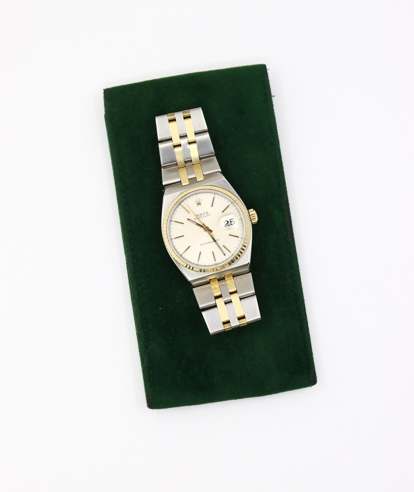Rolex 18K Gold & Steel Datejust Oyster Quartz Watch