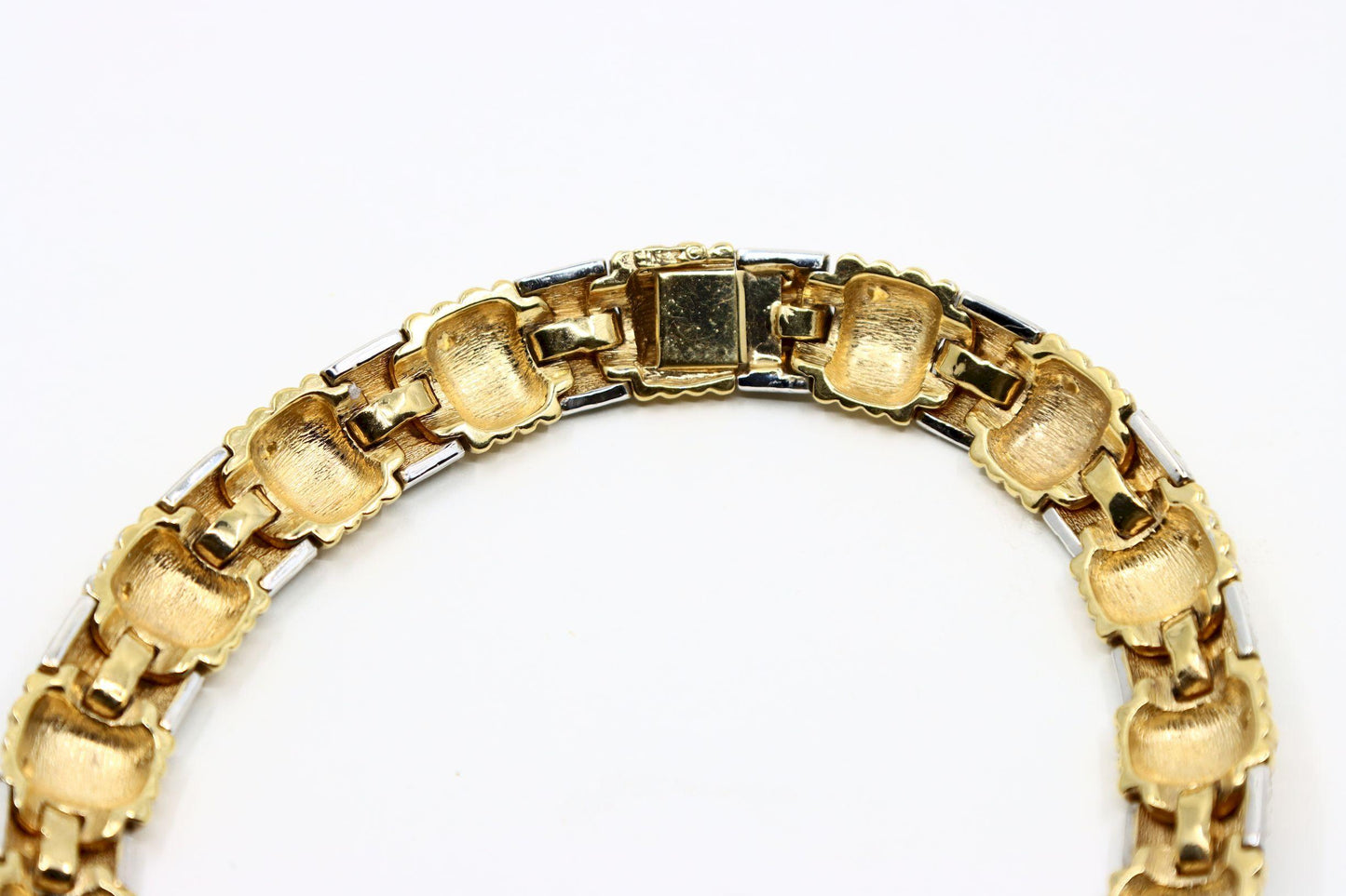 Vintage Ciner Dynasty Style Gold-tone Rhinestone Choker Necklace