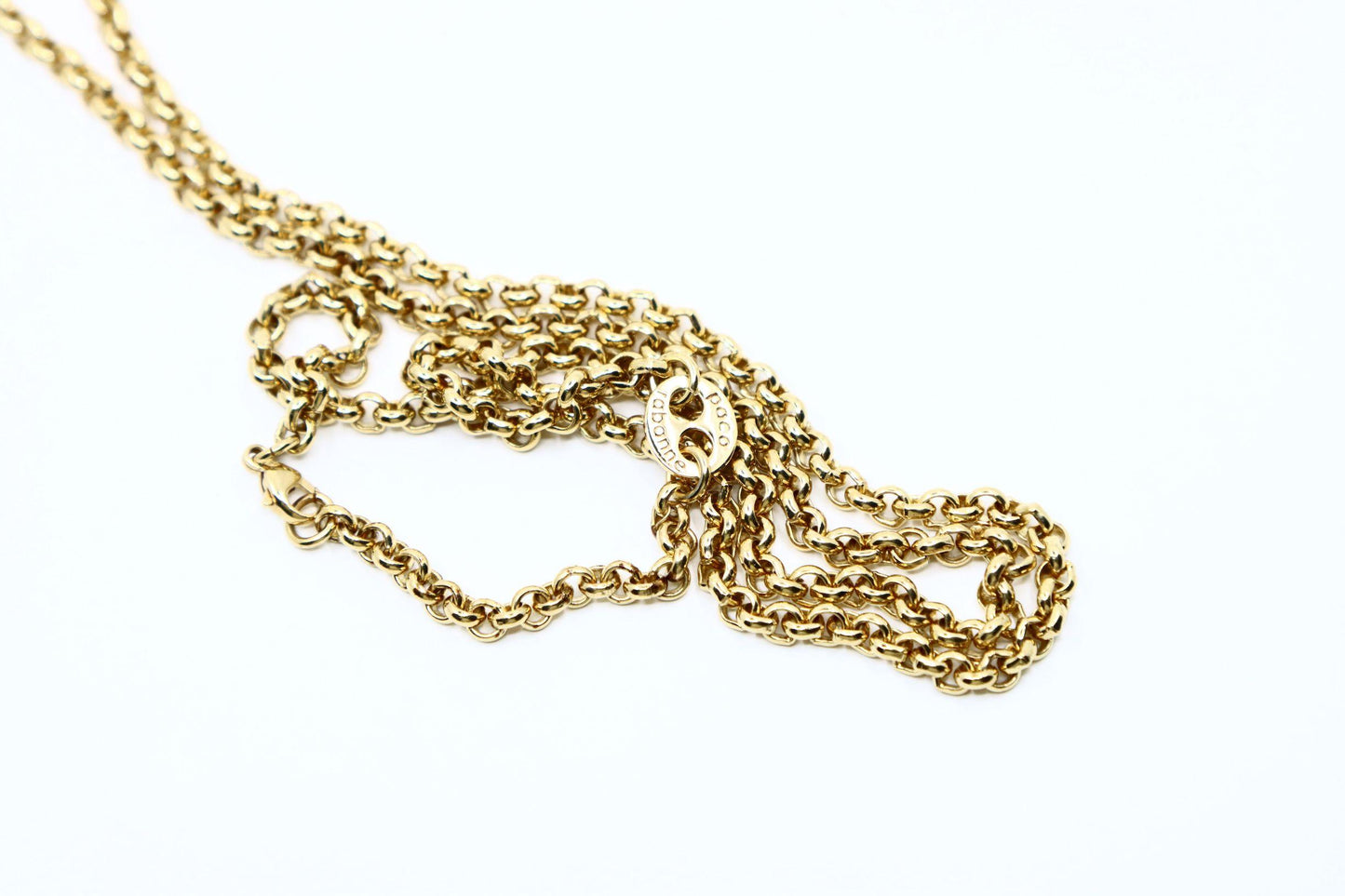 Vintage Paco Rabanne Gold Tone Chainmail Mini Purse Necklace