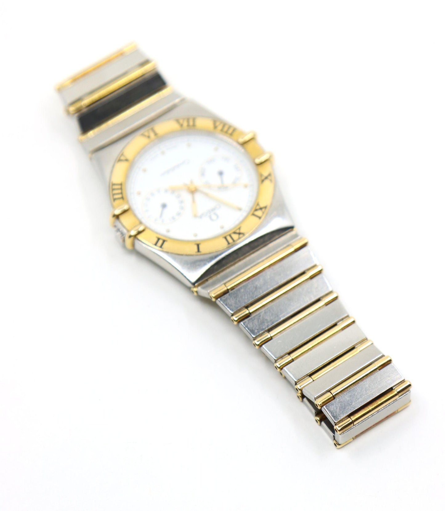 Omega Constellation 18K Gold & Stainless Steel Quartz Watch