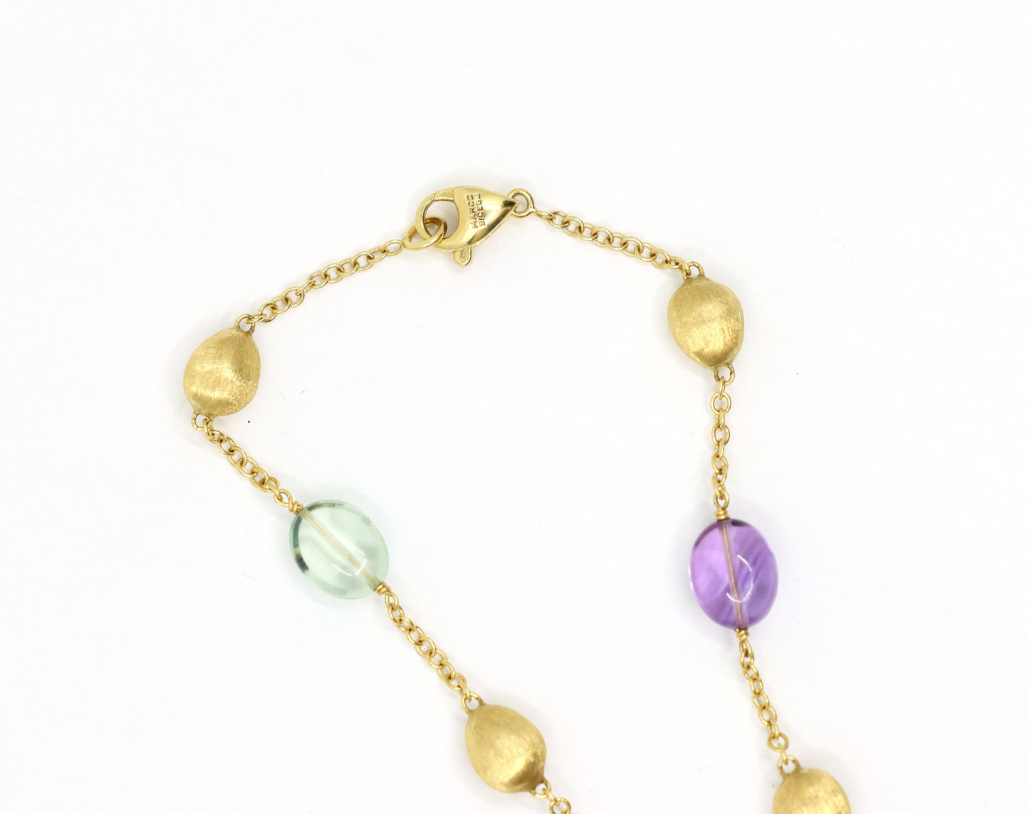 Marco Bicego 18K Gold Multi-Gem Beads Necklace
