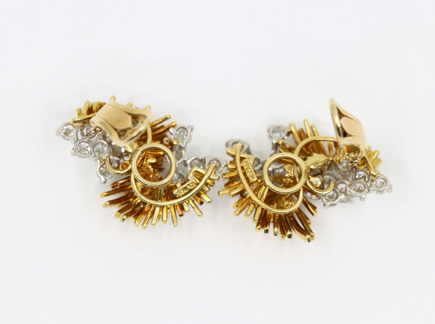 Kurt Wayne 18K Gold Diamond Earrings