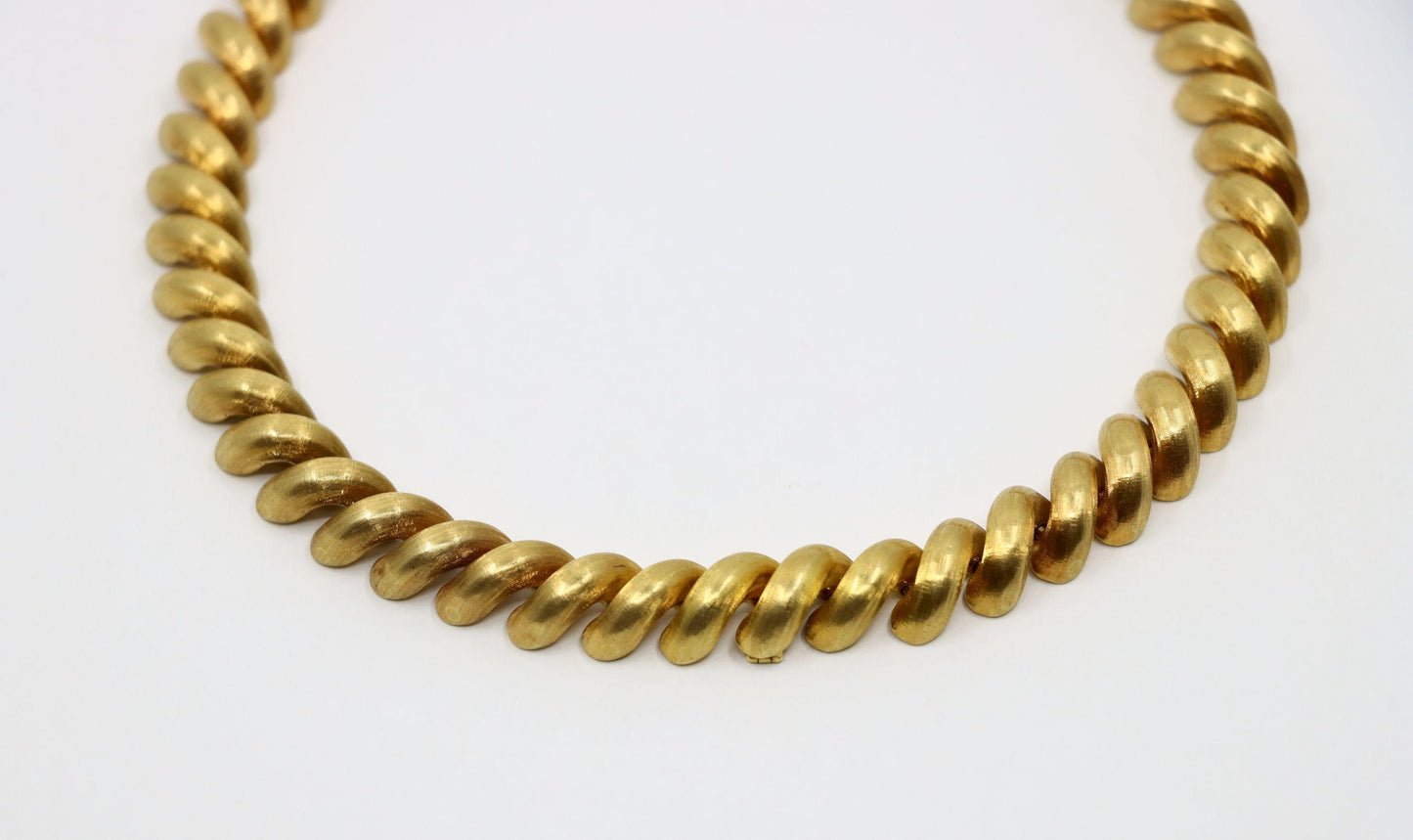 Vintage Tiffany & Co 18K Gold San Marco Chain Necklace