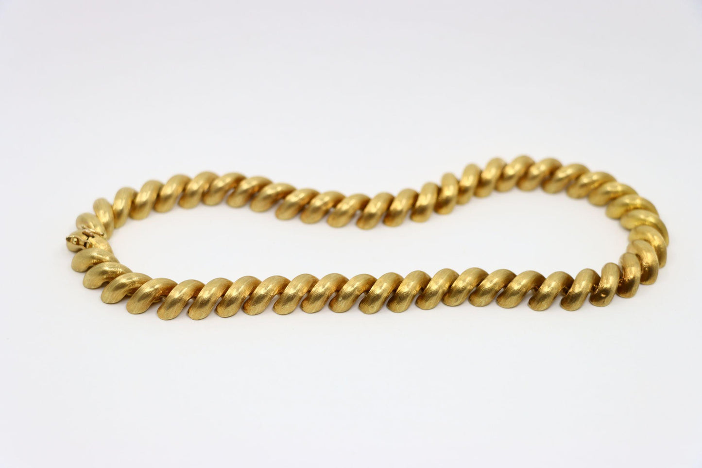 Vintage Tiffany & Co 18K Gold San Marco Chain Necklace