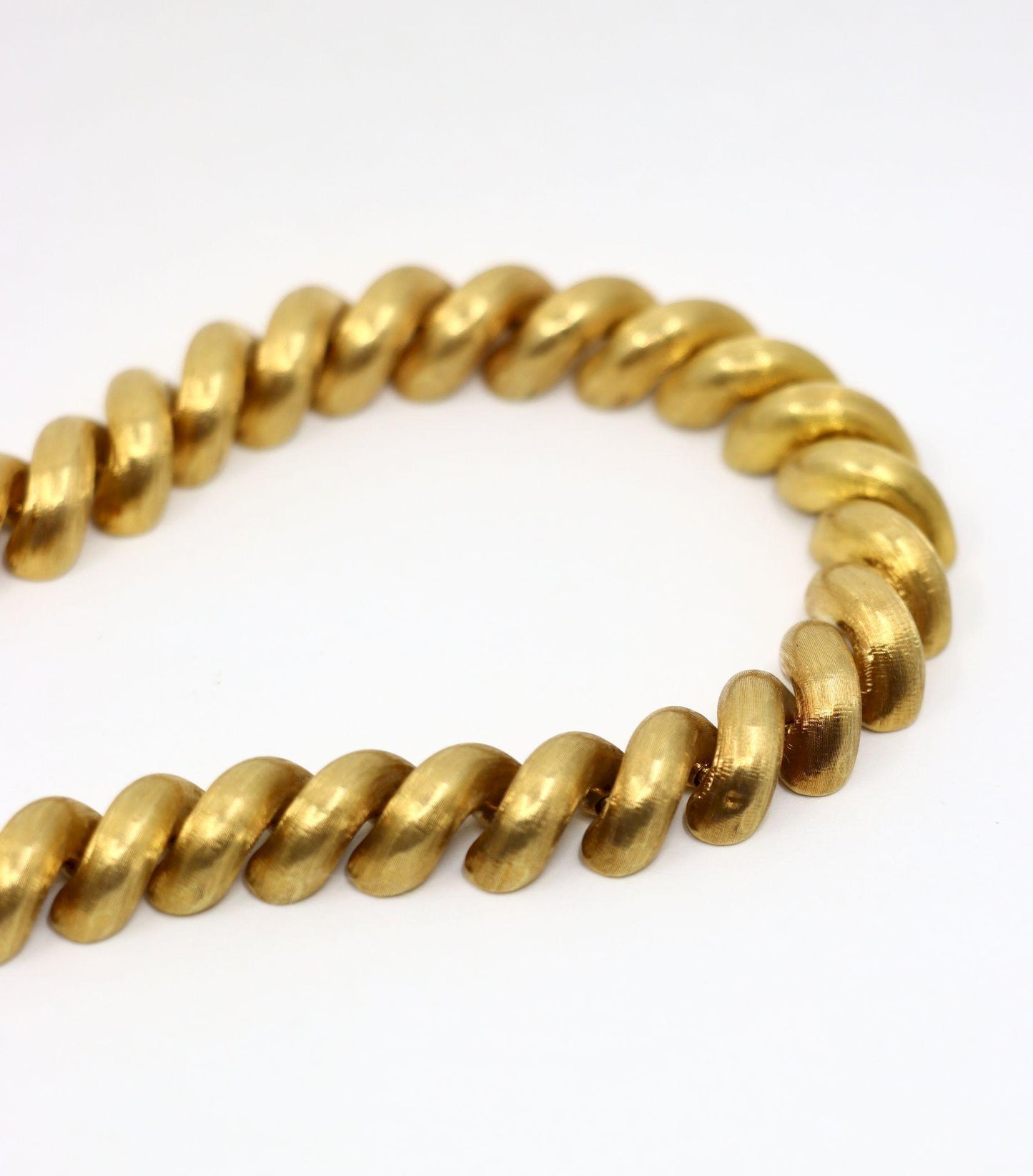 Vintage Tiffany & Co 18K Gold San Marco Chain Necklace