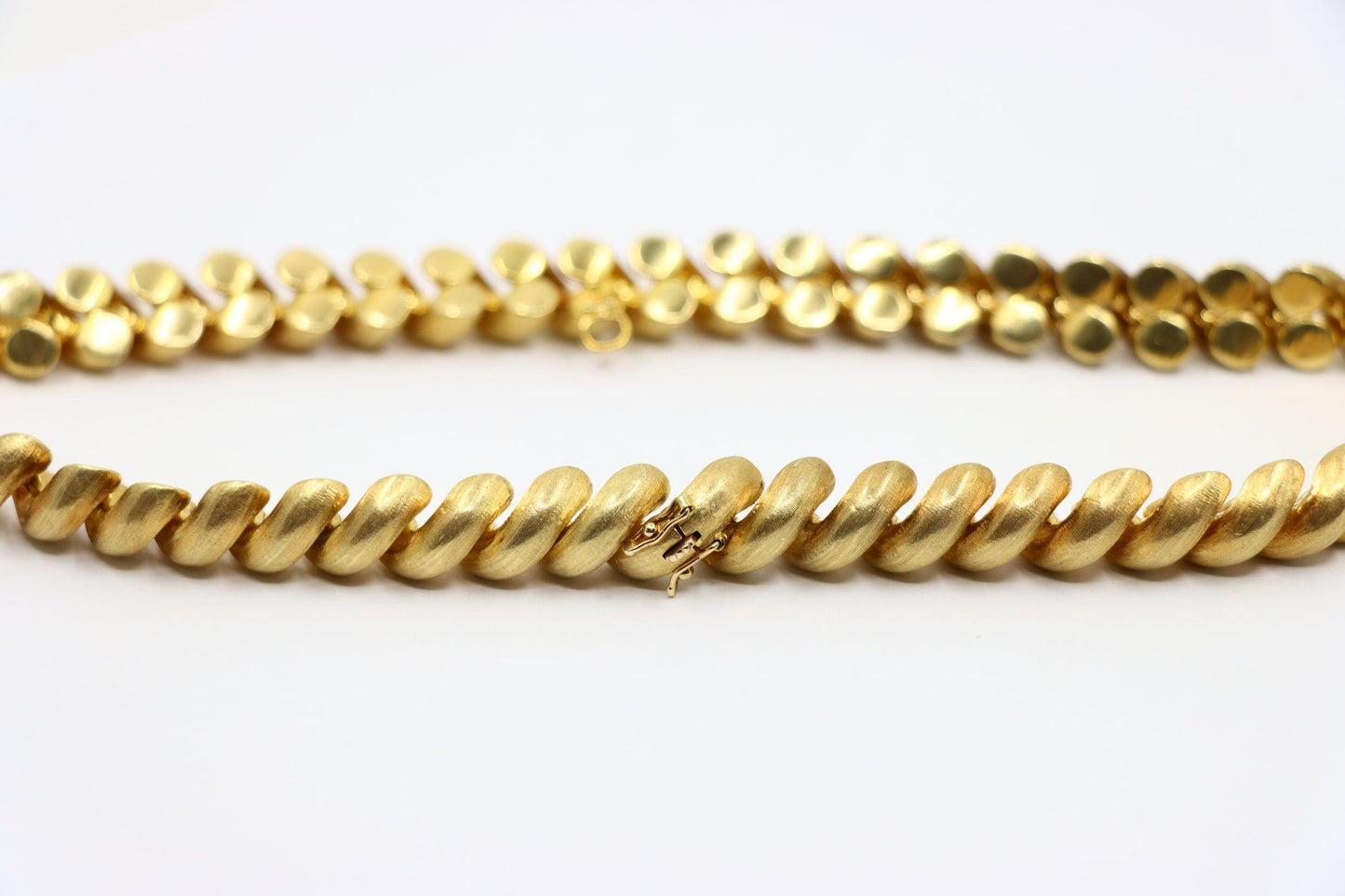 Vintage Tiffany & Co 18K Gold San Marco Chain Necklace
