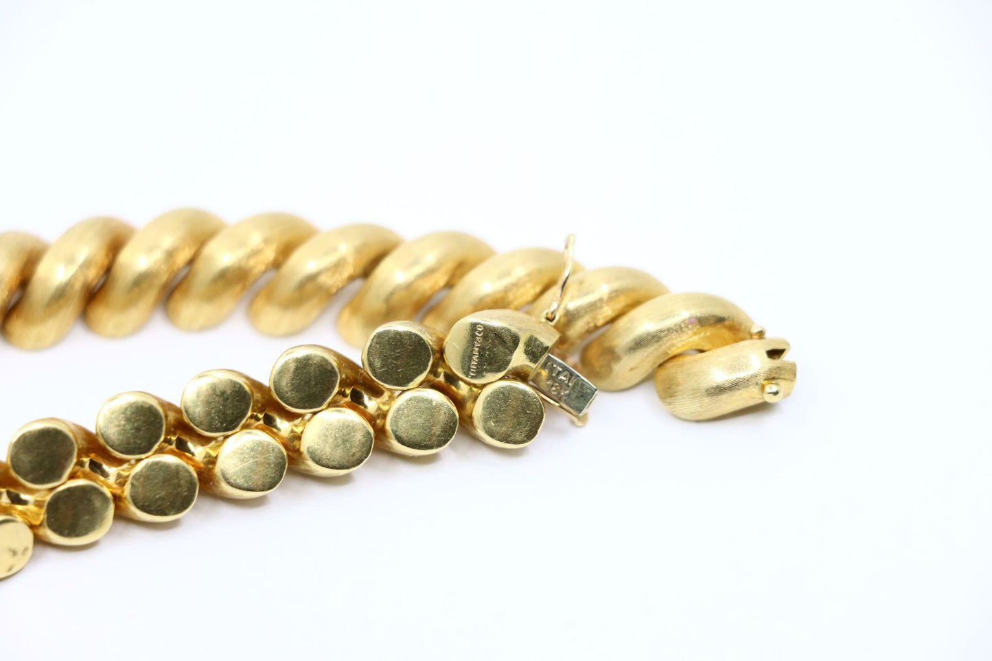Vintage Tiffany & Co 18K Gold San Marco Chain Necklace
