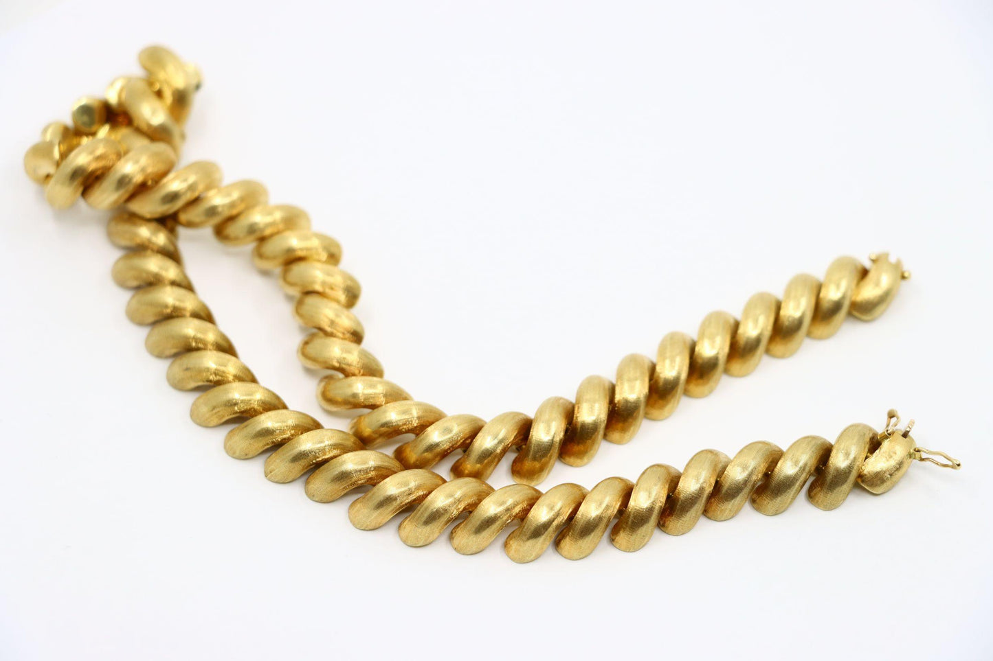 Vintage Tiffany & Co 18K Gold San Marco Chain Necklace