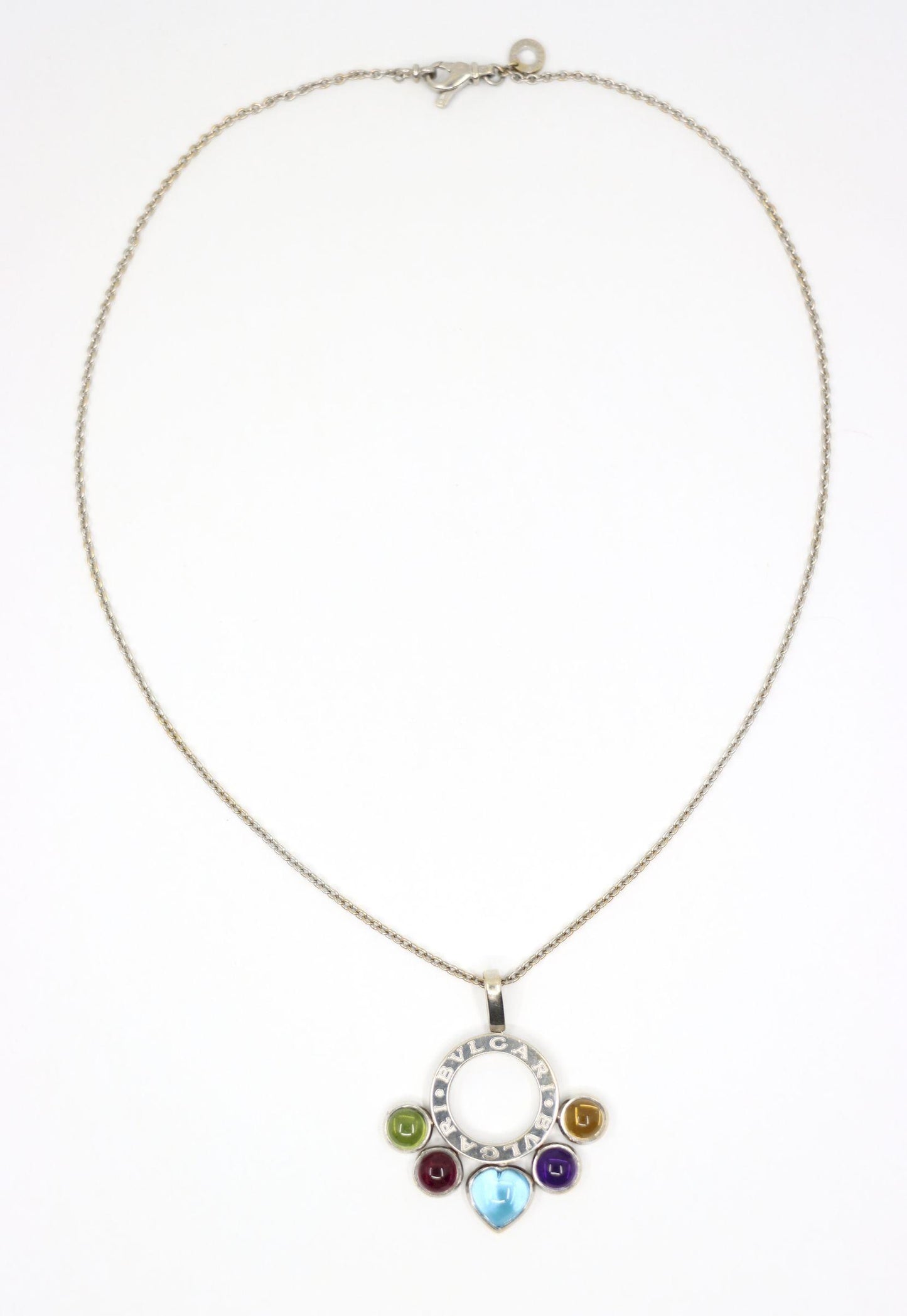 Bulgari Allegra 18KT Gold Multi-Gemstone Pendant Necklace