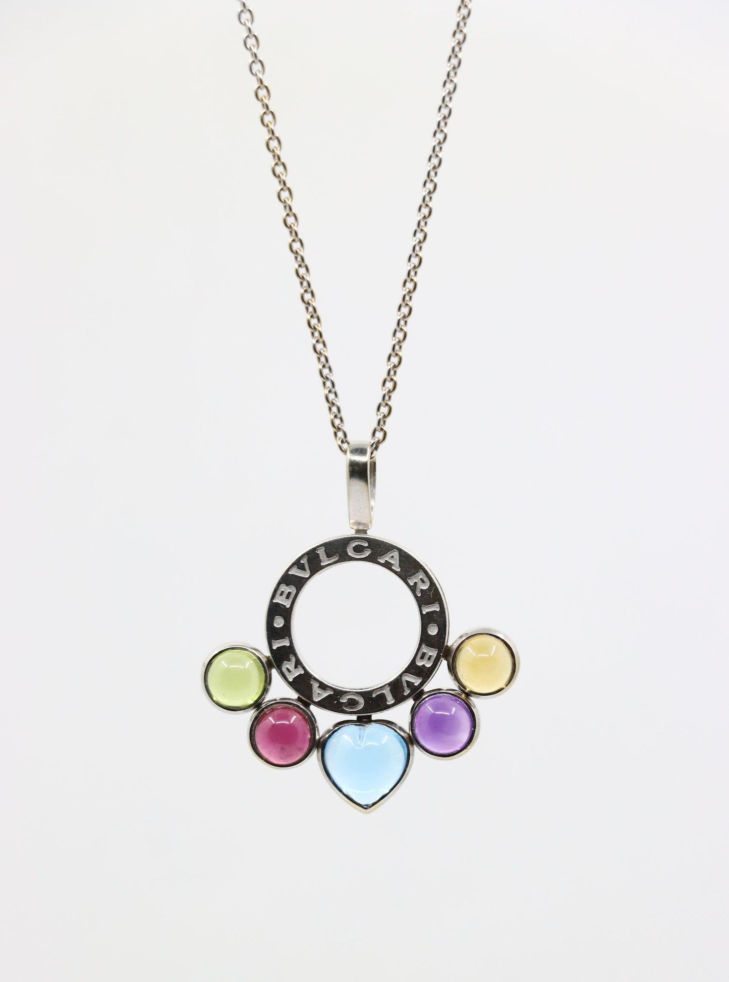 Bulgari Allegra 18KT Gold Multi-Gemstone Pendant Necklace