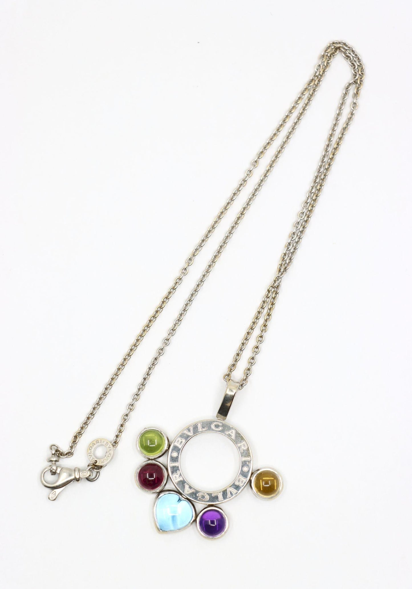 Bulgari Allegra 18KT Gold Multi-Gemstone Pendant Necklace