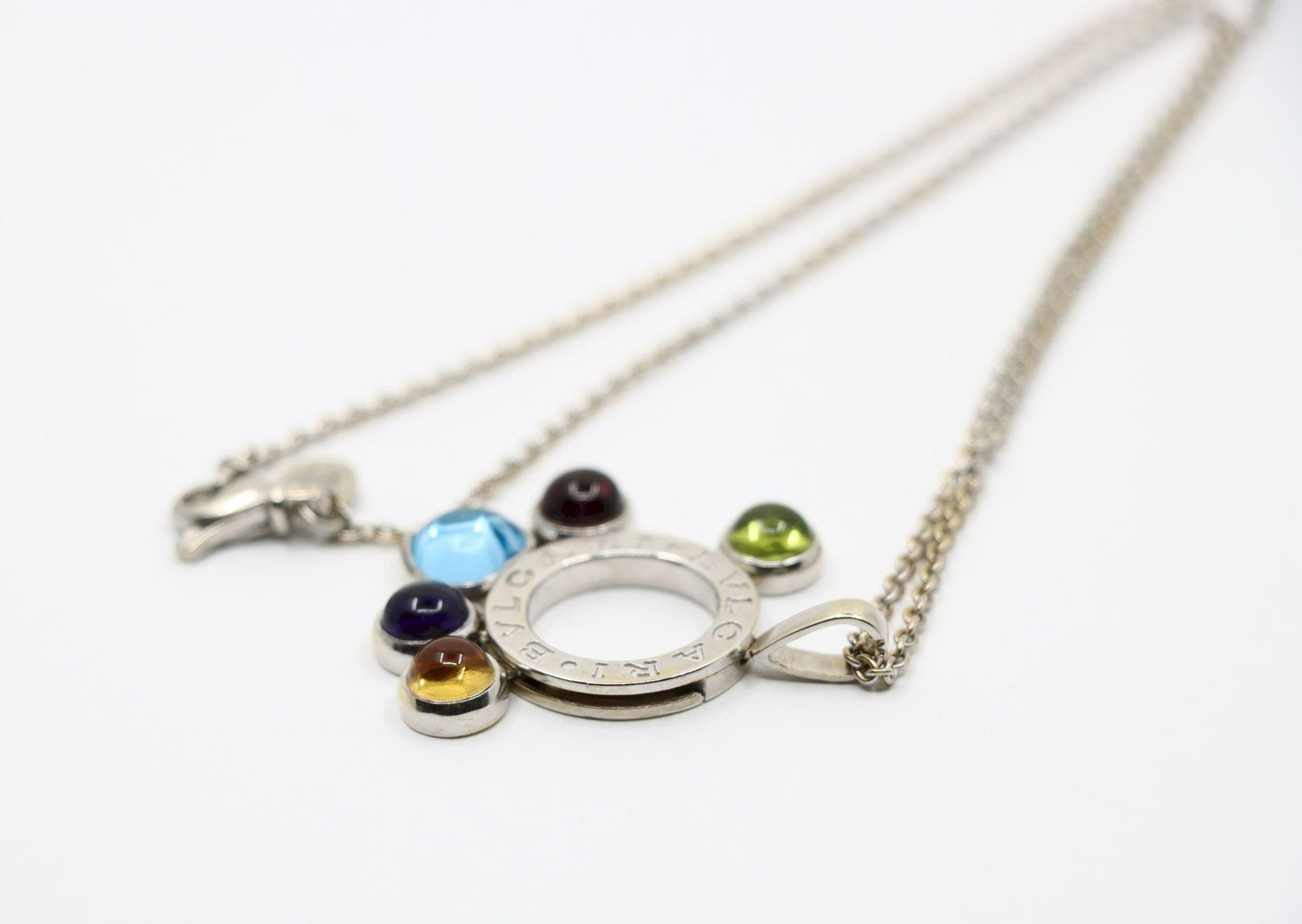 Bulgari Allegra 18KT Gold Multi-Gemstone Pendant Necklace