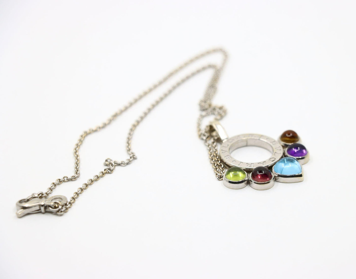 Bulgari Allegra 18KT Gold Multi-Gemstone Pendant Necklace