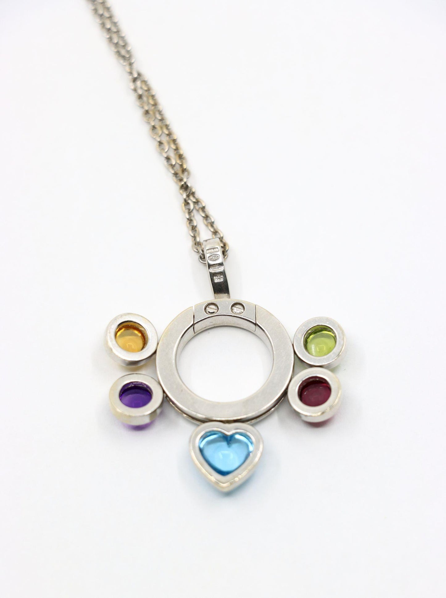 Bulgari Allegra 18KT Gold Multi-Gemstone Pendant Necklace
