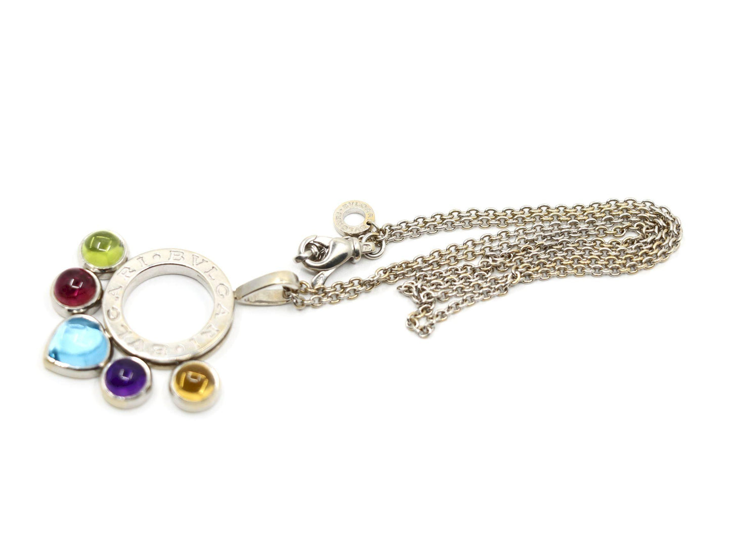 Bulgari Allegra 18KT Gold Multi-Gemstone Pendant Necklace