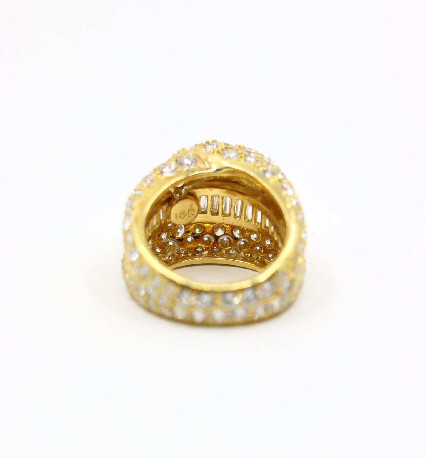 Vintage 18K Gold Diamond Ring