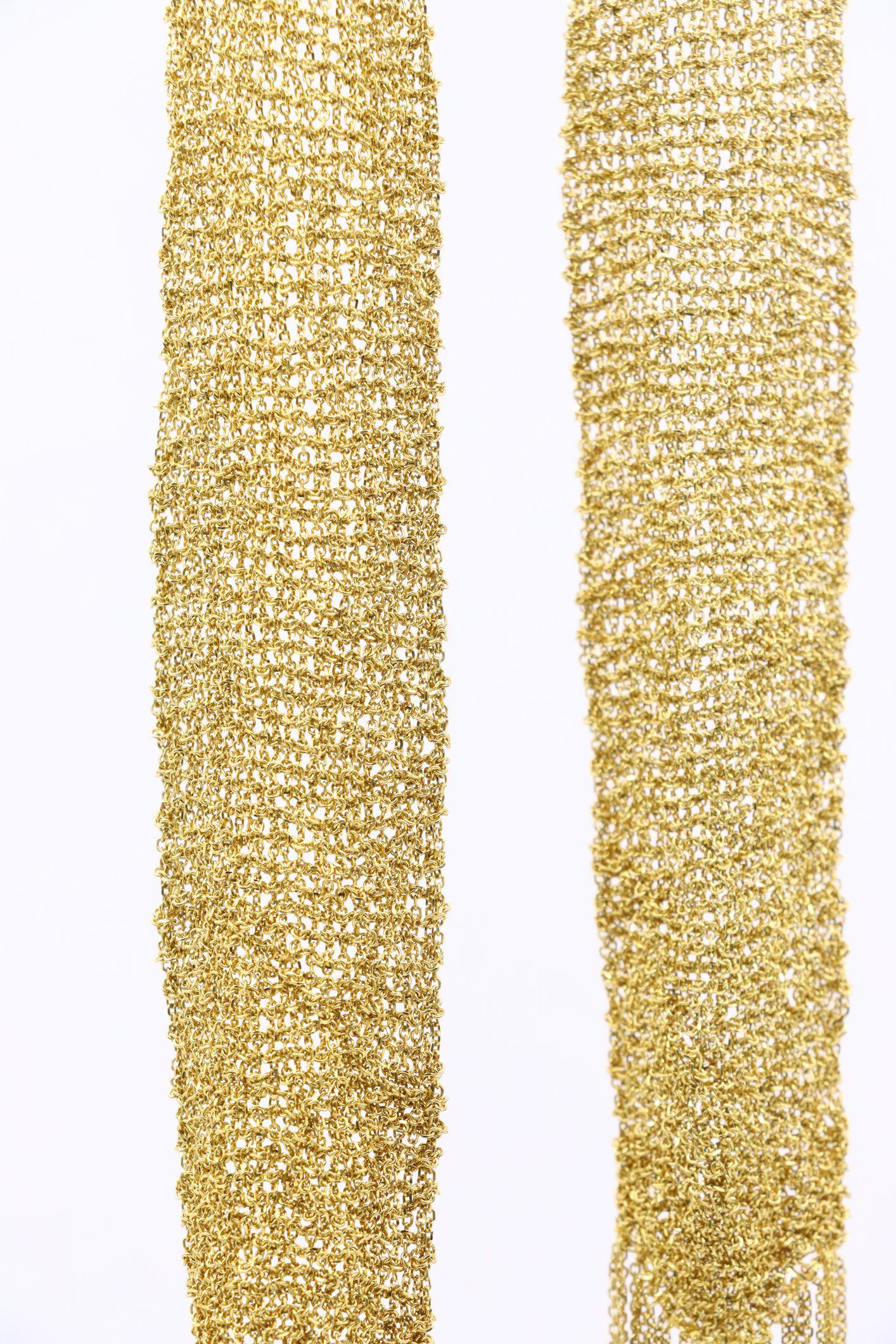 Carolina Bucci Florentine Finish 18K Gold Woven Scarf