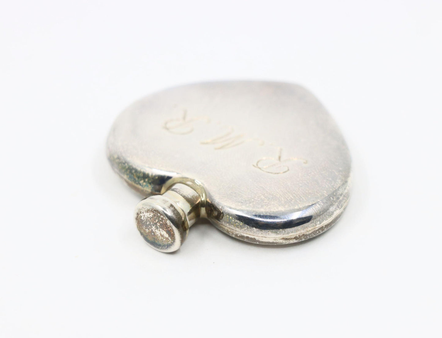 Tiffany & Co. Sterling Silver Heart Shape Perfume Bottle & Funnel