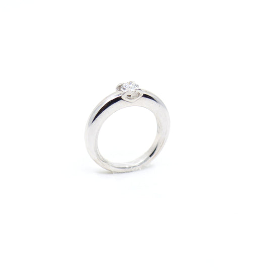 Cartier 18K White Gold Engagement Ring