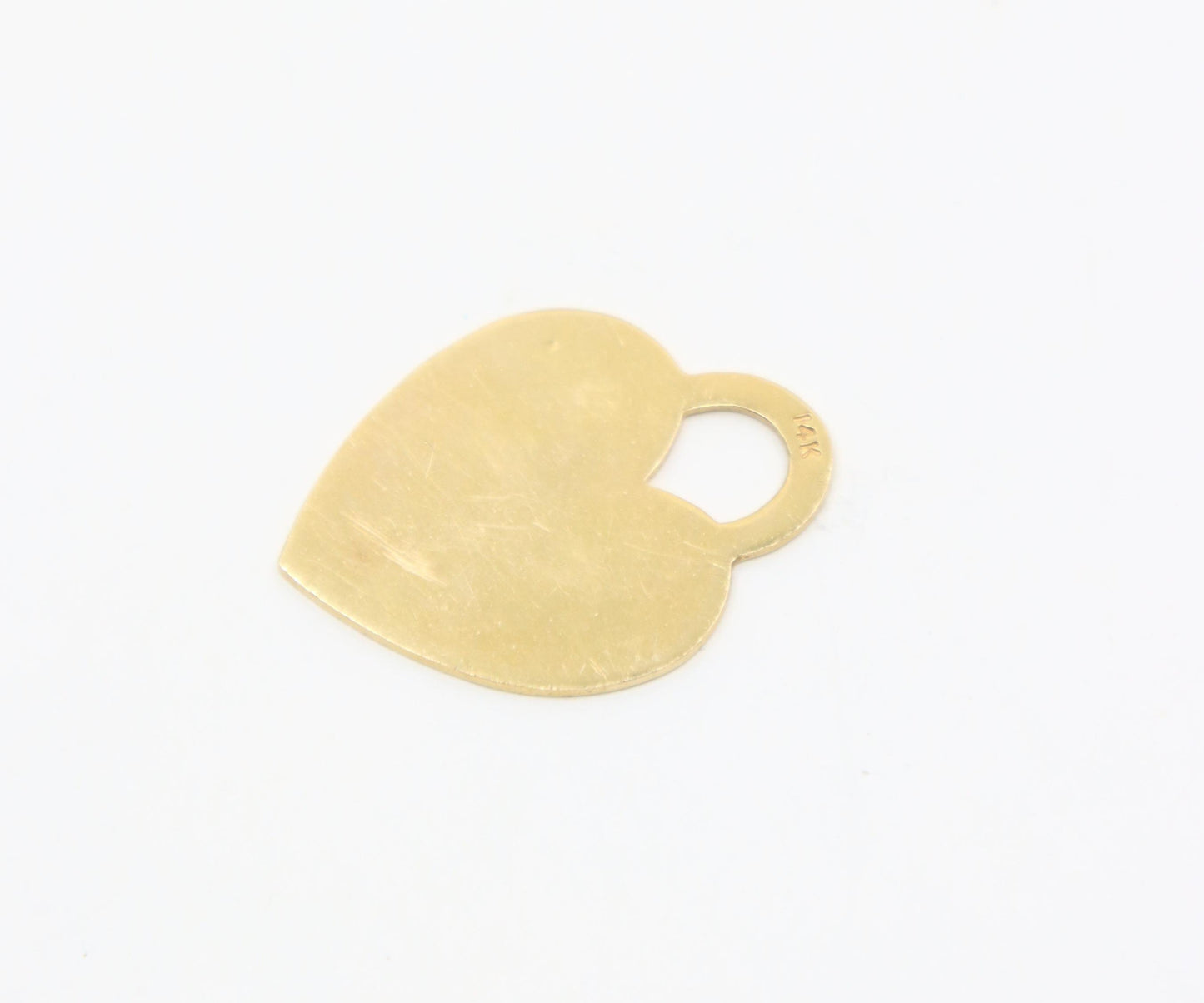 Tiffany & Co 14K Gold Heart Shape Pendant