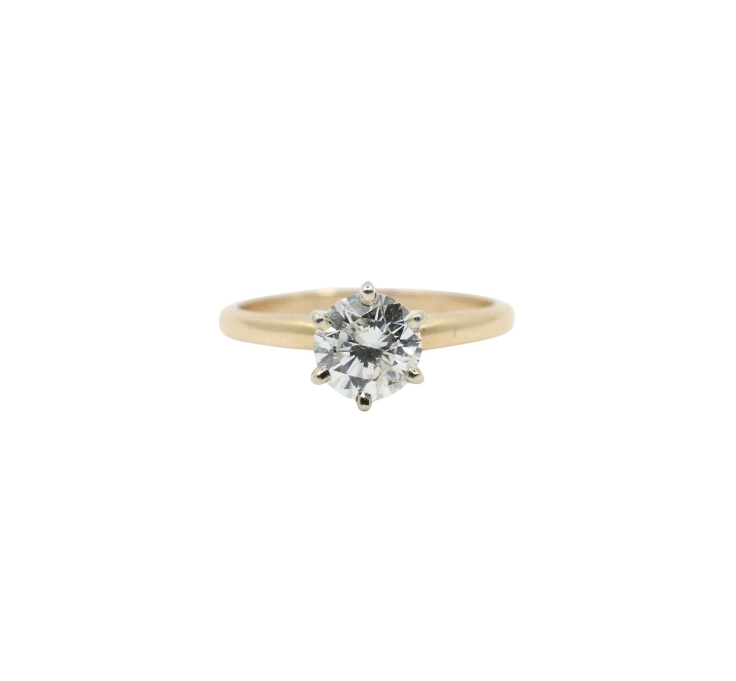 Vintage 14K Gold Diamond Ring