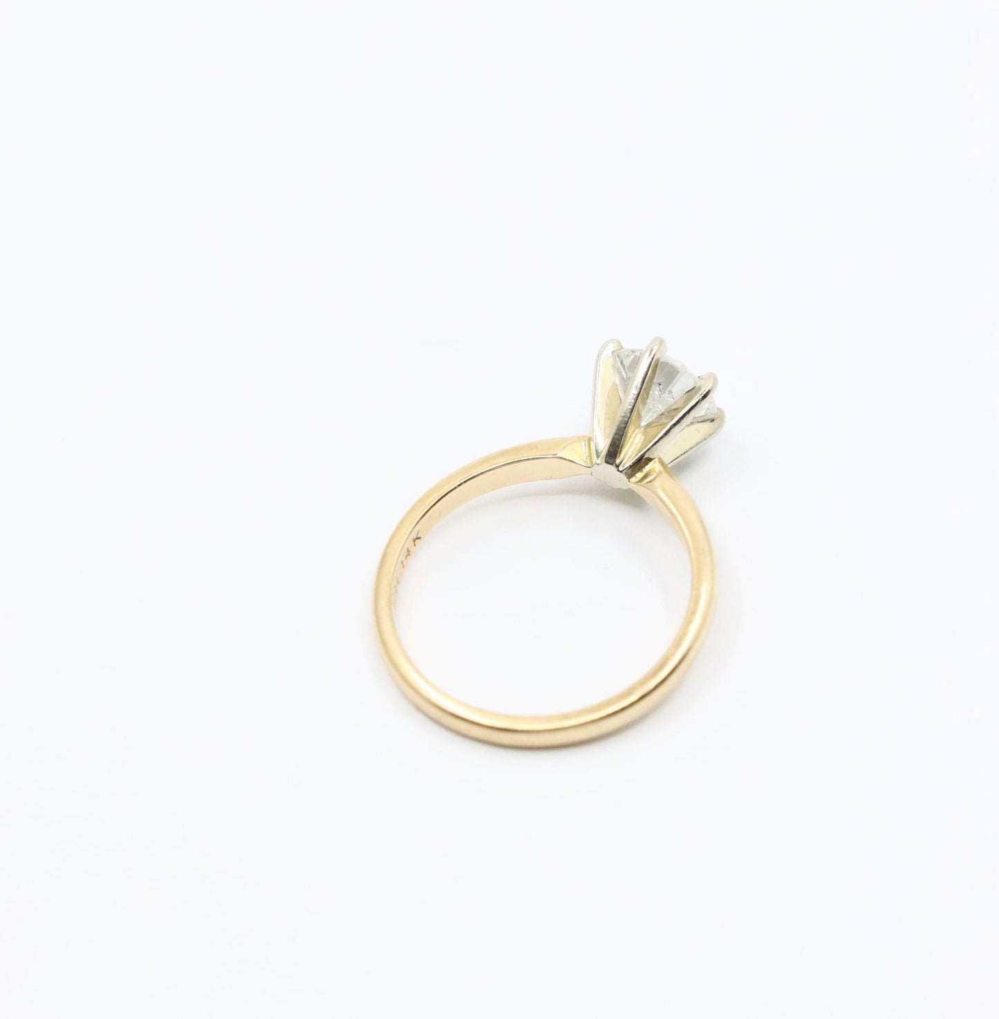 Vintage 14K Gold Diamond Ring