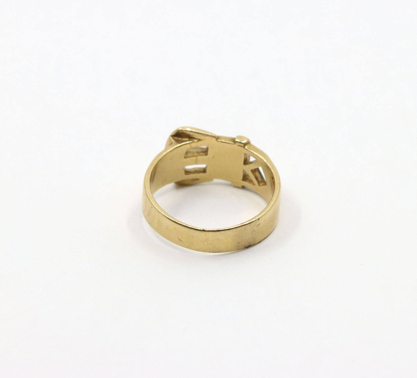 Antique 9K Gold Belt Ring