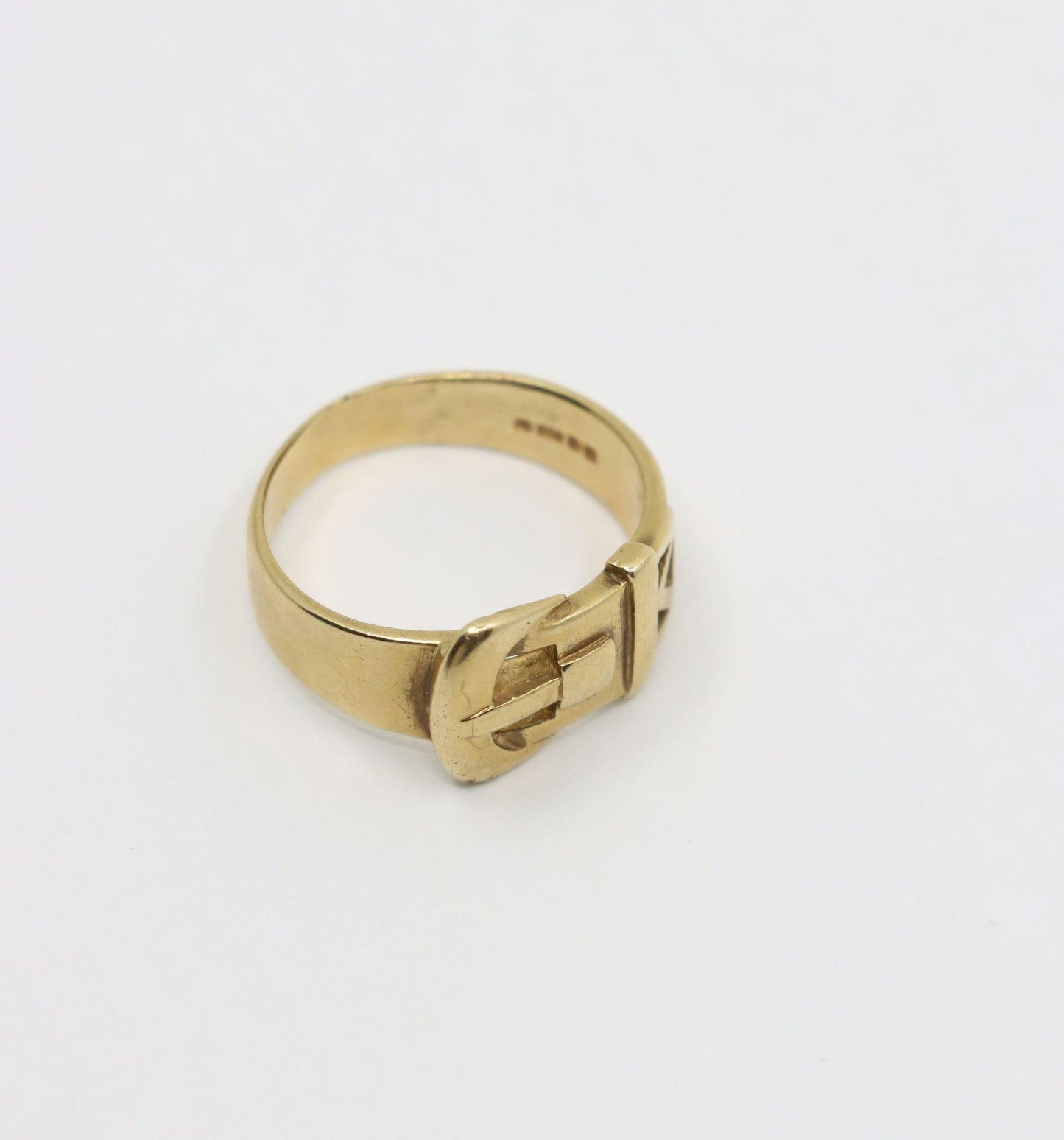Antique 9K Gold Belt Ring