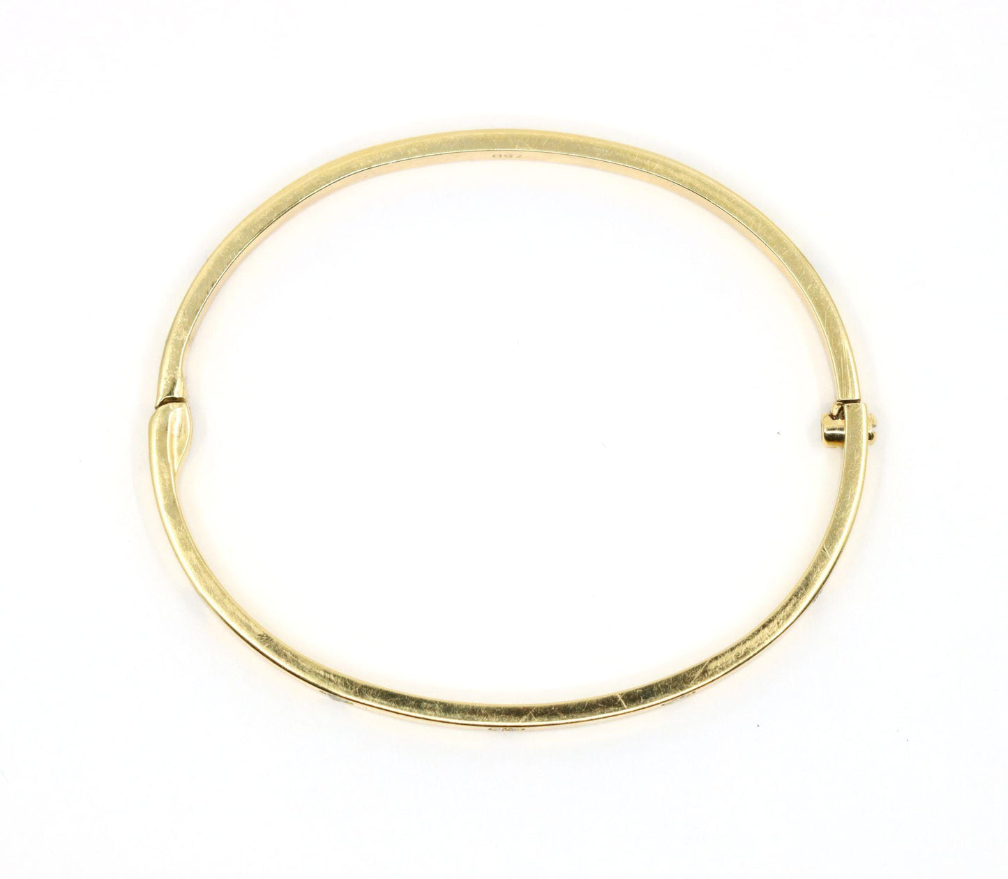 Cartier 18K Gold Classic LOVE Diamond Bracelet - 10 Diamonds