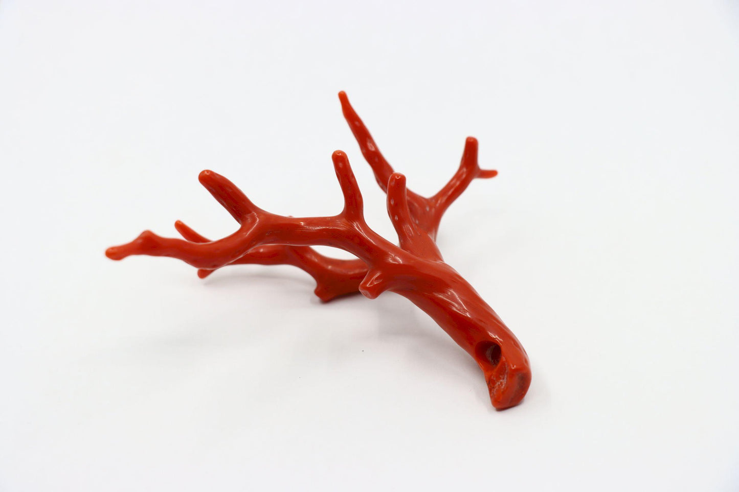 Natural Red Coral Muti Branch Pendant