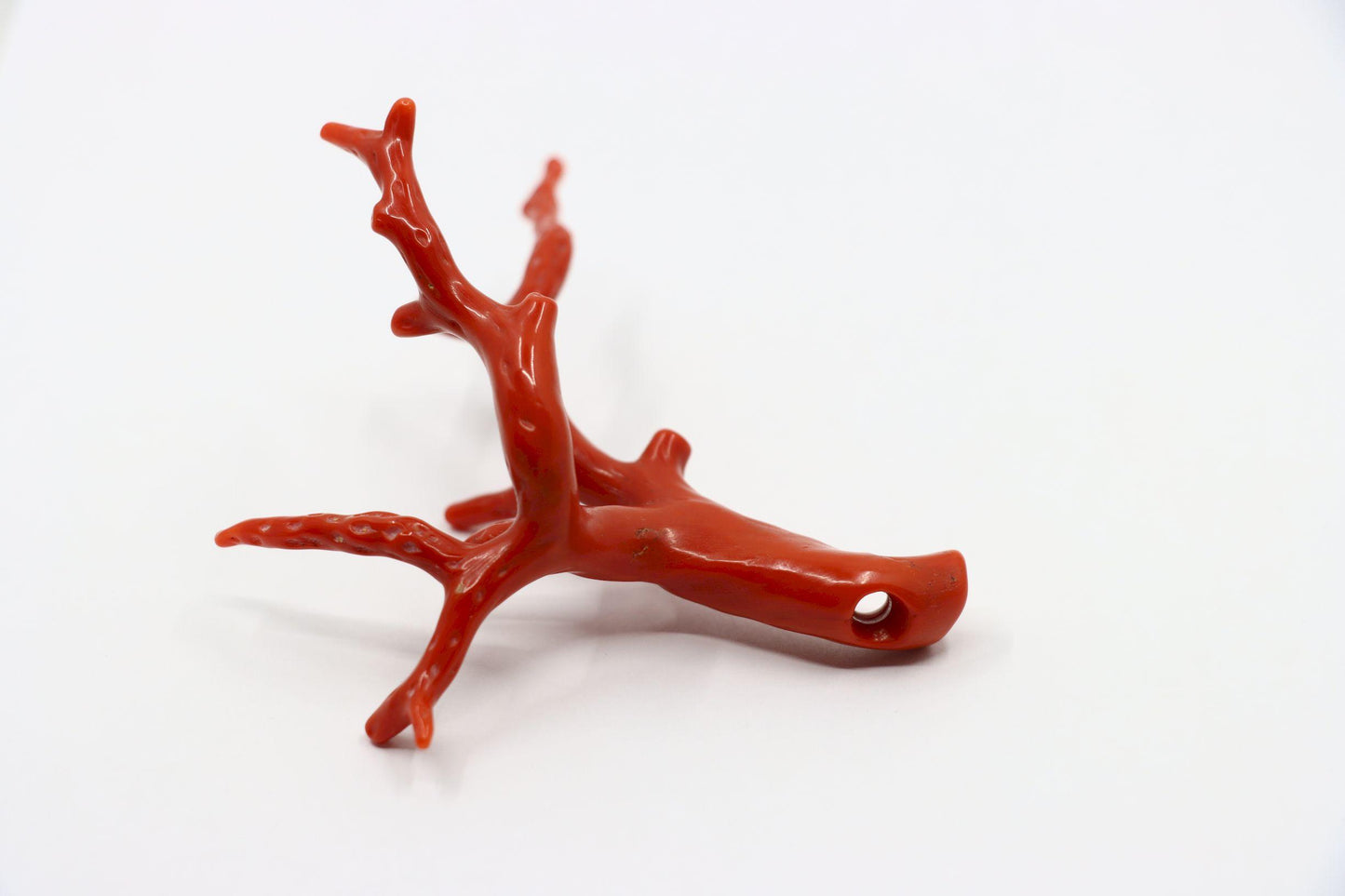 Natural Red Coral Muti Branch Pendant