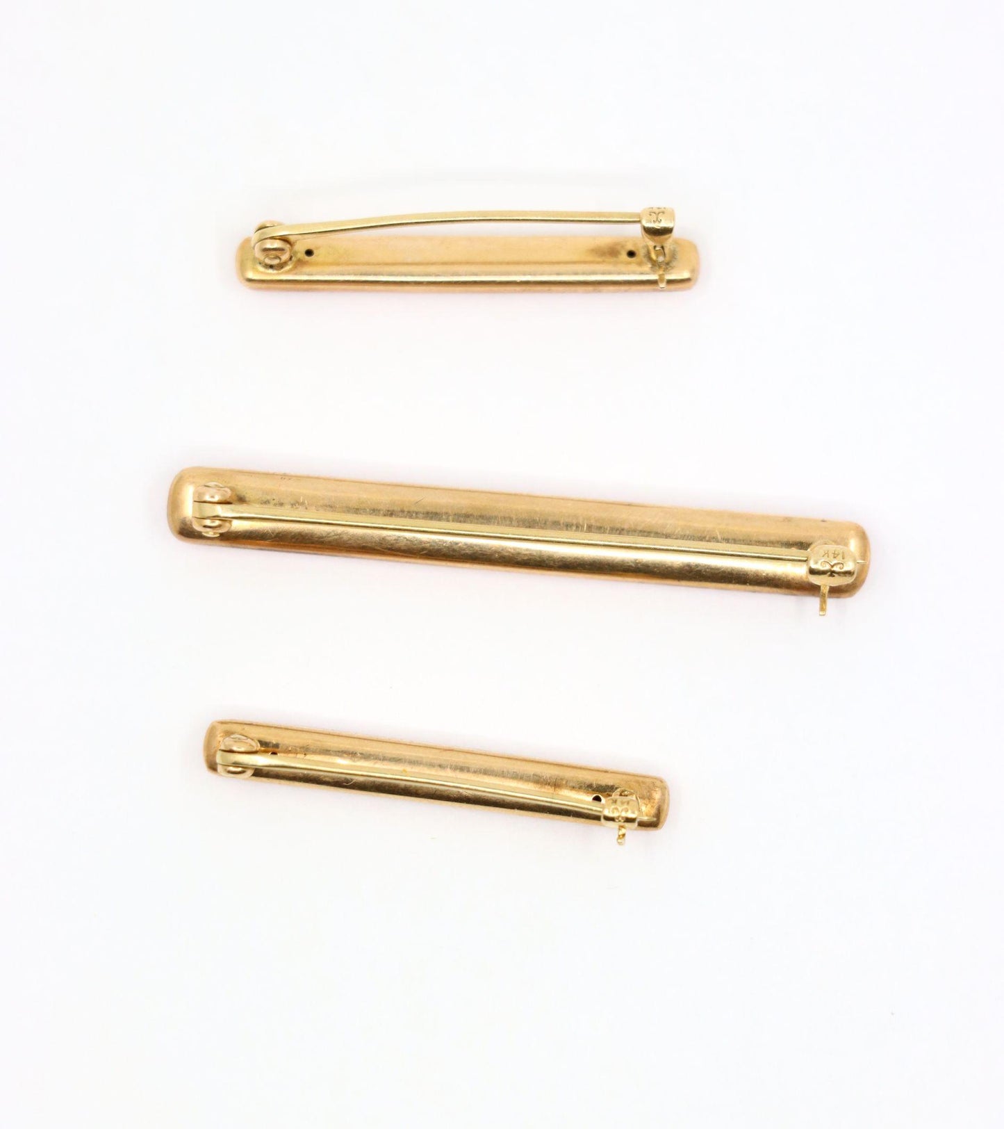 Vintage Tiffany & Co. 14K Gold Pink Enamel Pearl Brooch Set